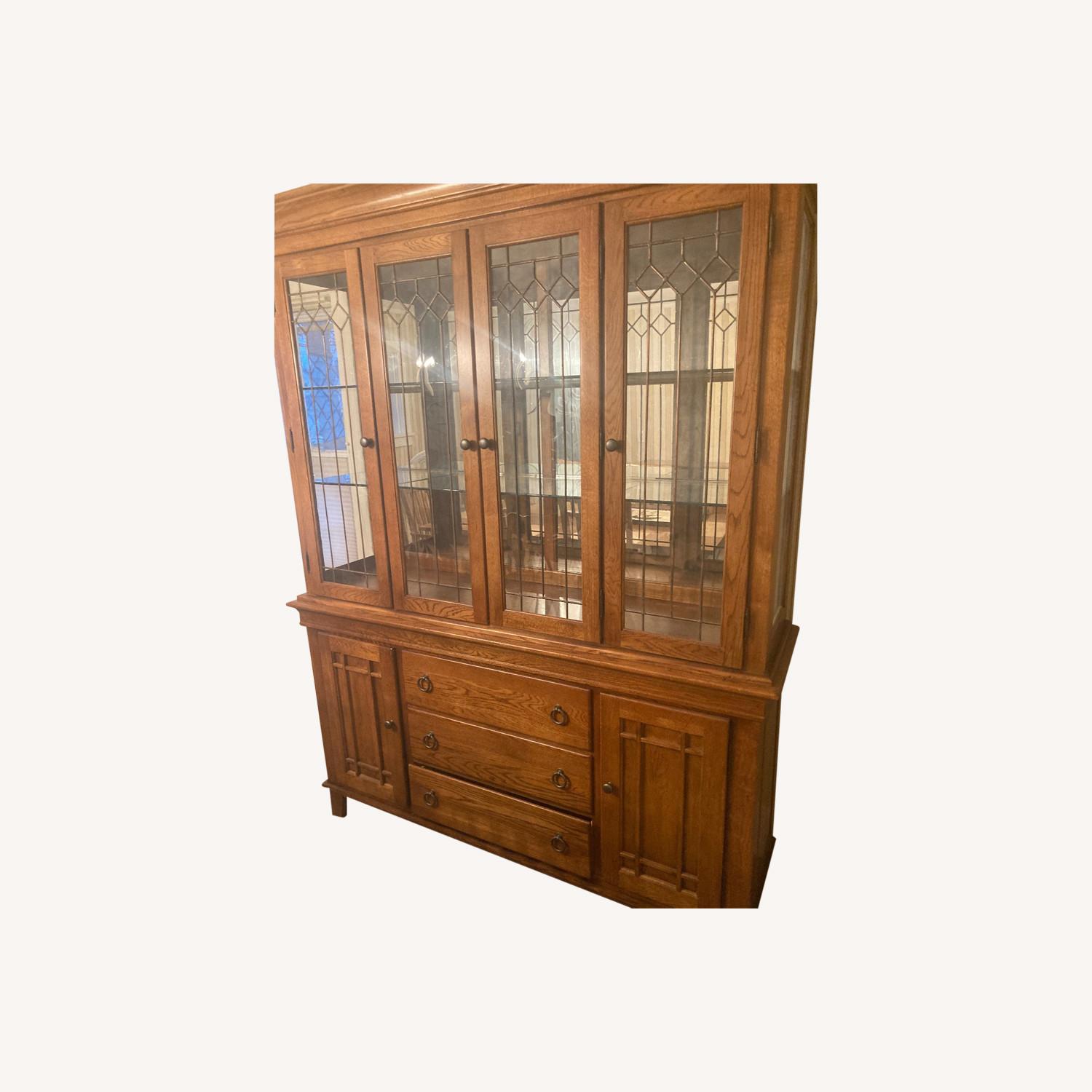China Cabinet and Hutch - image-6