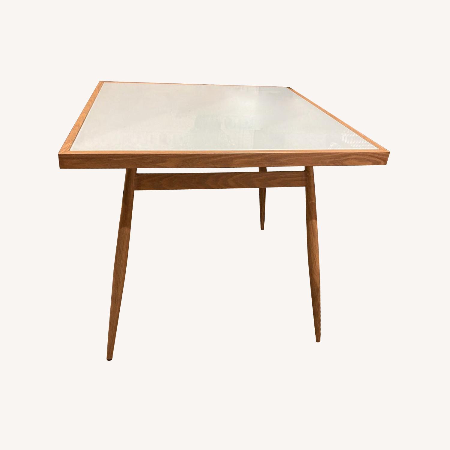 Square Glass Top Bistro Table AptDeco
