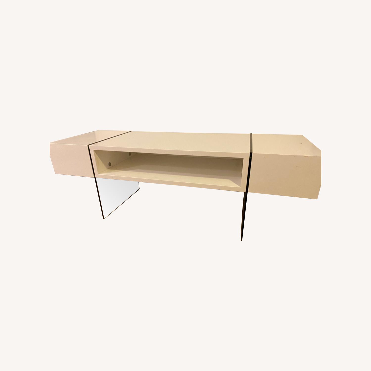 Z Gallerie White Coffee Table AptDeco