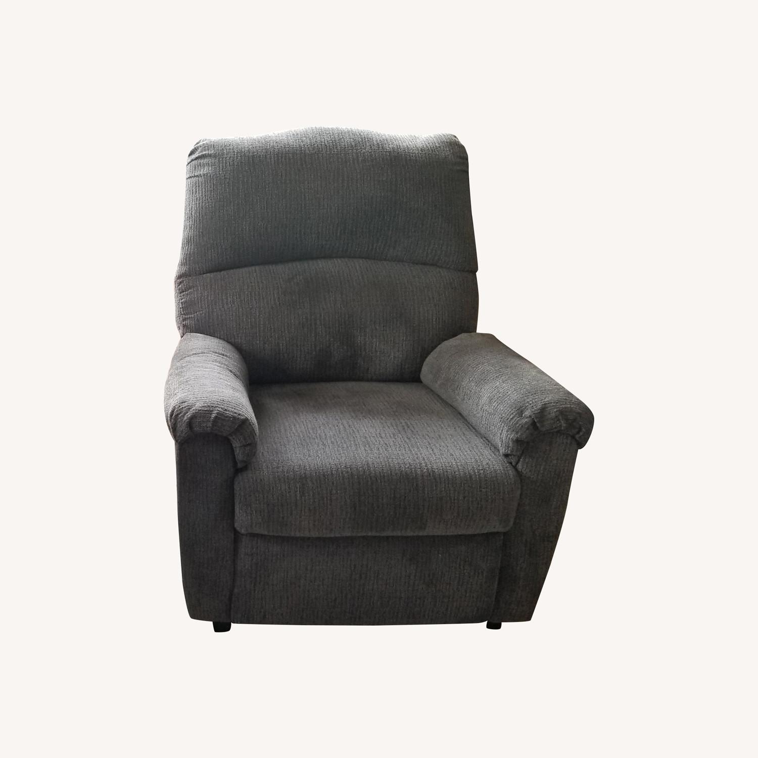 Blue Electric Recliner - image-0