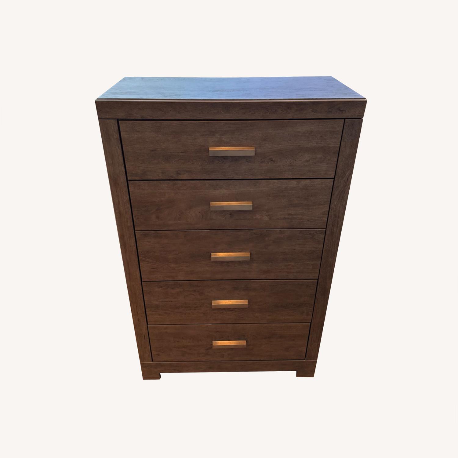 Wayfair 5 Drawer Dresser Engineered Wood and Veneers AptDeco