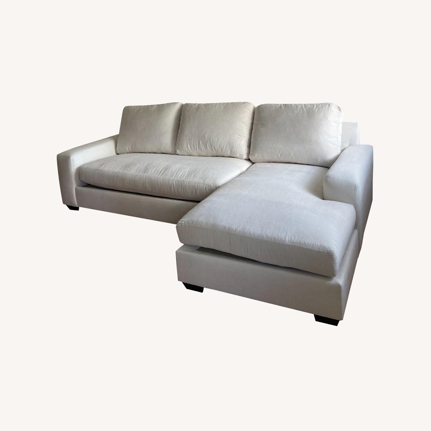 Pottery Barn Ivory Sectional - image-0
