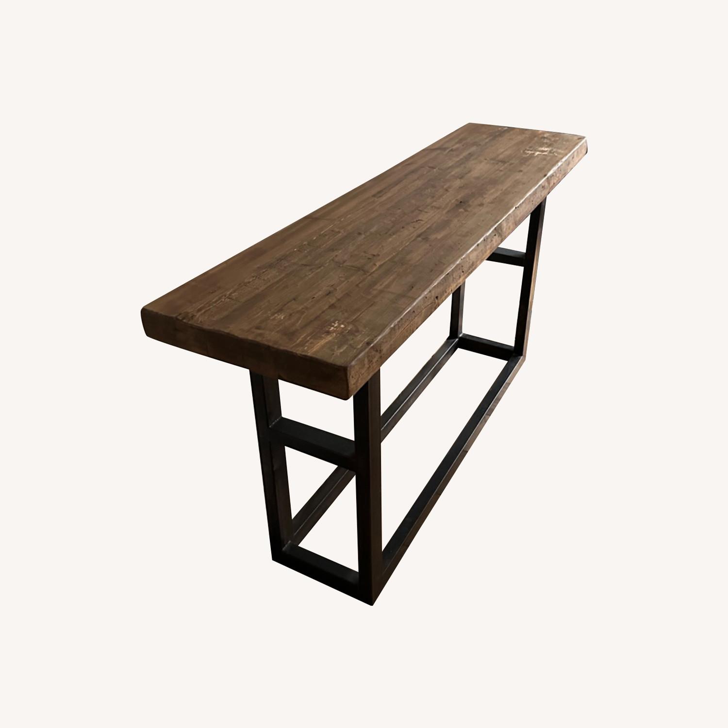 Solid Wooden Console - image-0