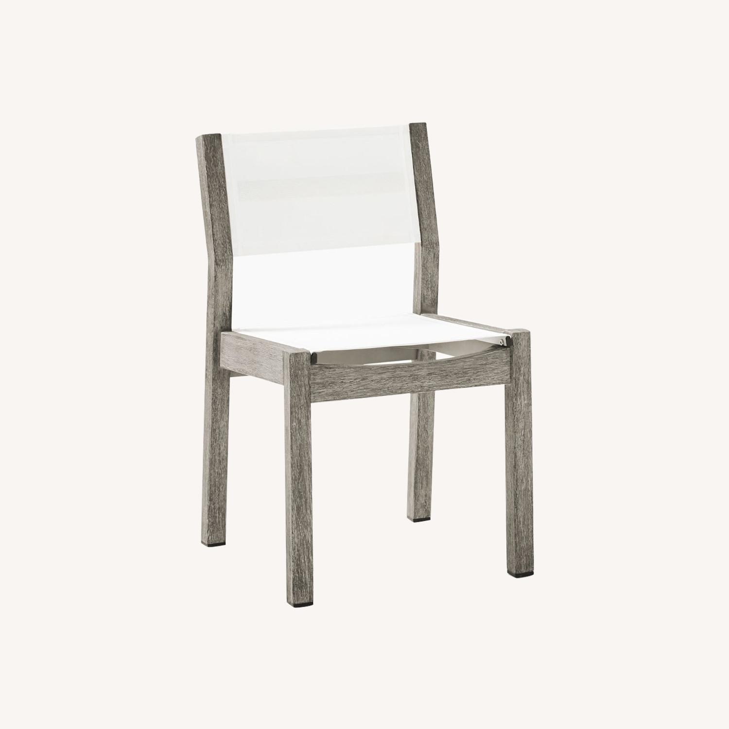West Elm Portside Outdoor Textilene Dining Chair AptDeco