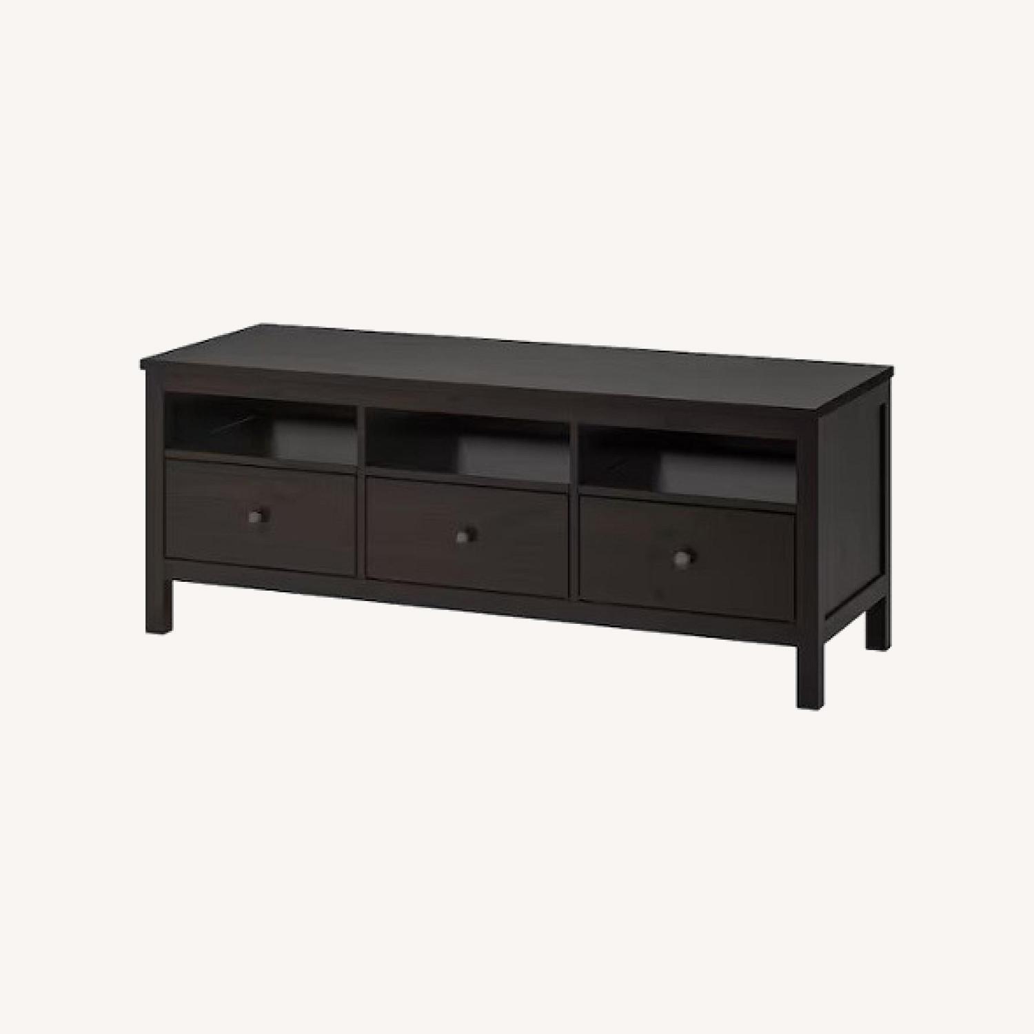 IKEA Hemnes TV Stand Dark Brown AptDeco