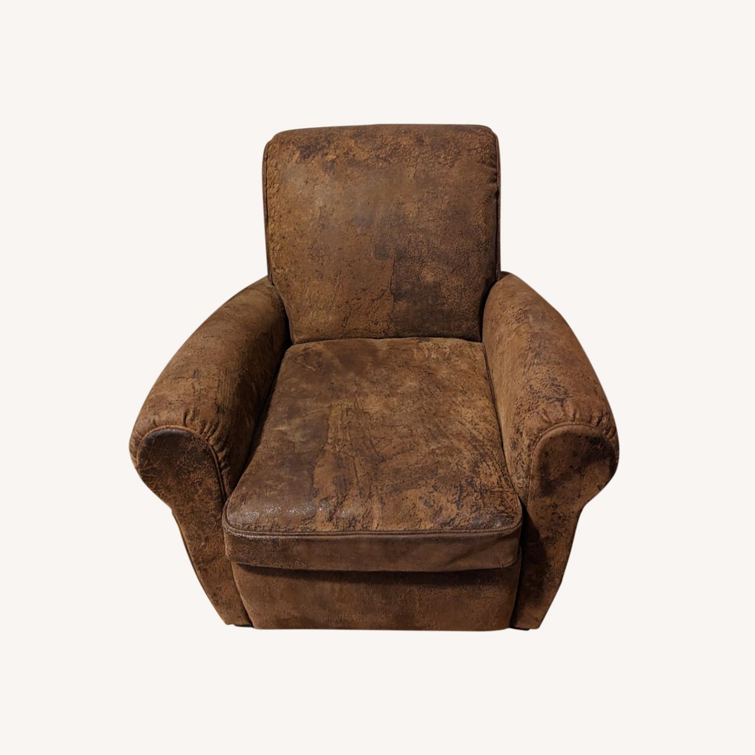 Restoration Hardware Leather Recliner AptDeco