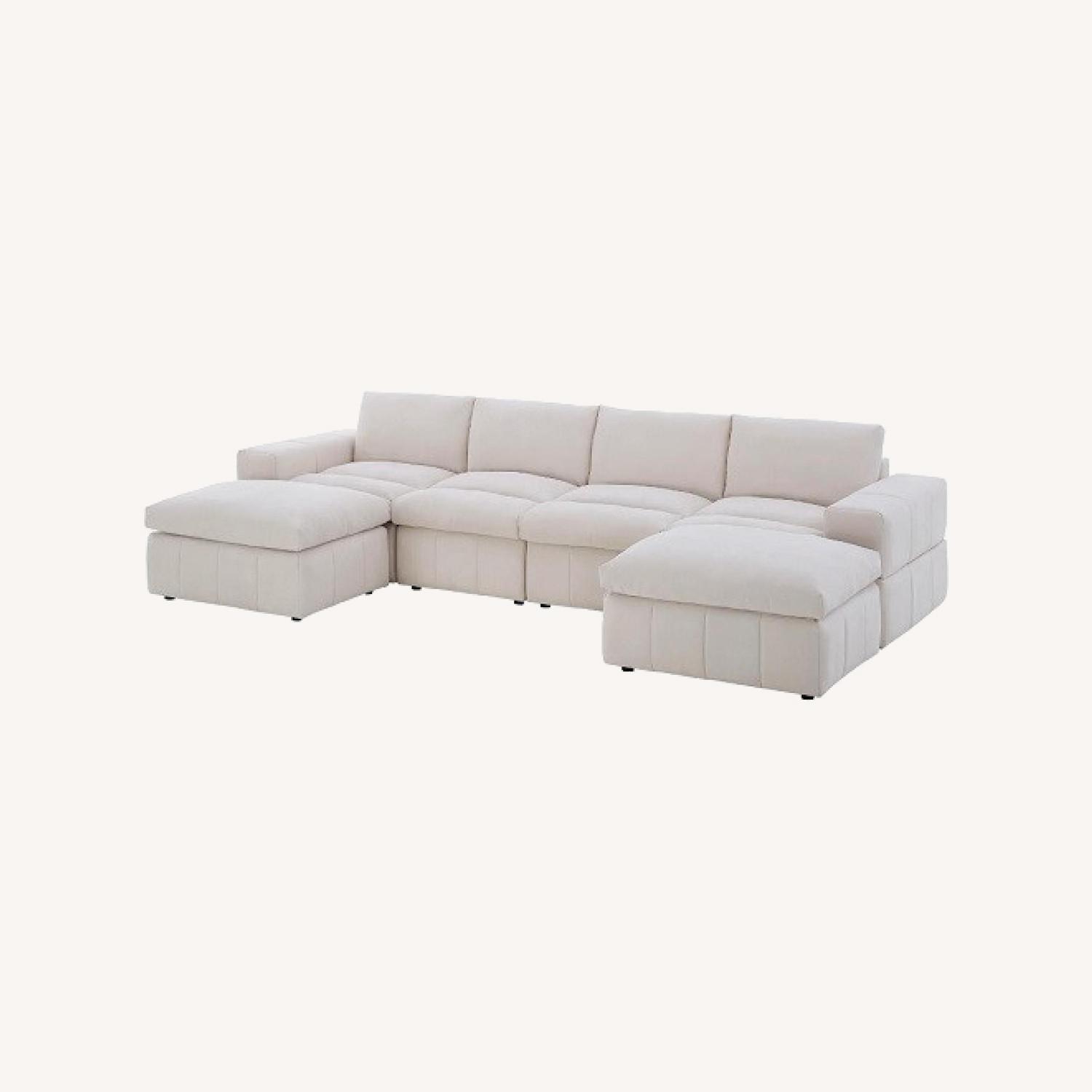 Greyleigh Anchoretta 6 Piece Upholstered Sectional AptDeco