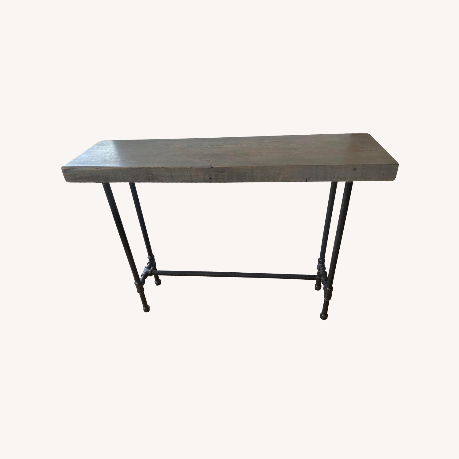 Pottery Barn Reclaimed Wood Console Table - image-0