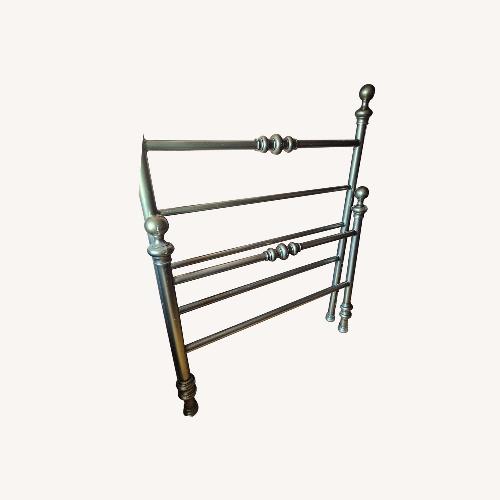 Used Pottery Barn Twin Iron Princess Bed Frame for sale on AptDeco