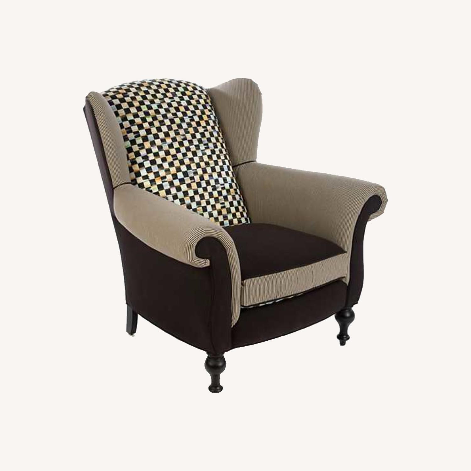 MacKenzie-Childs Wing Chair - AptDeco