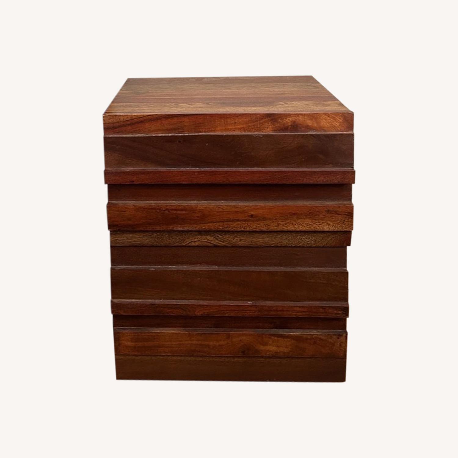 West Elm Wooden Bedside Table AptDeco