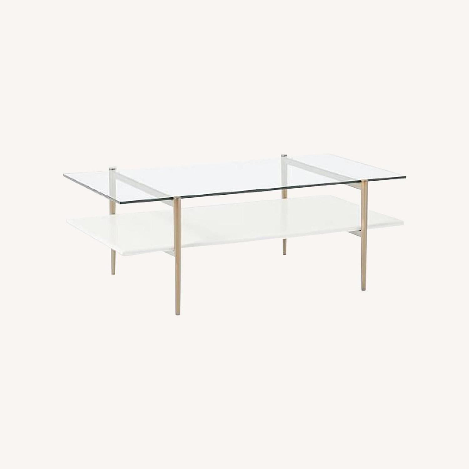 West Elm Mid Century Art Display Coffee Table - image-0