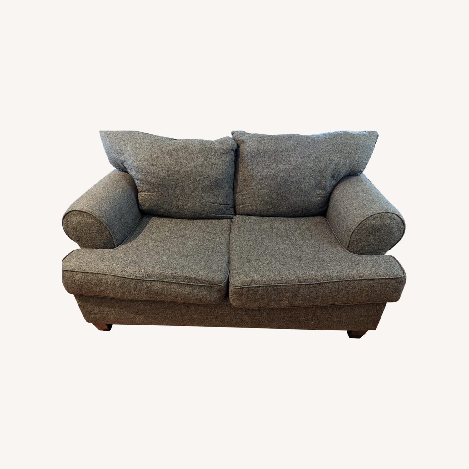 Bob's Discount Grey Loveseat AptDeco