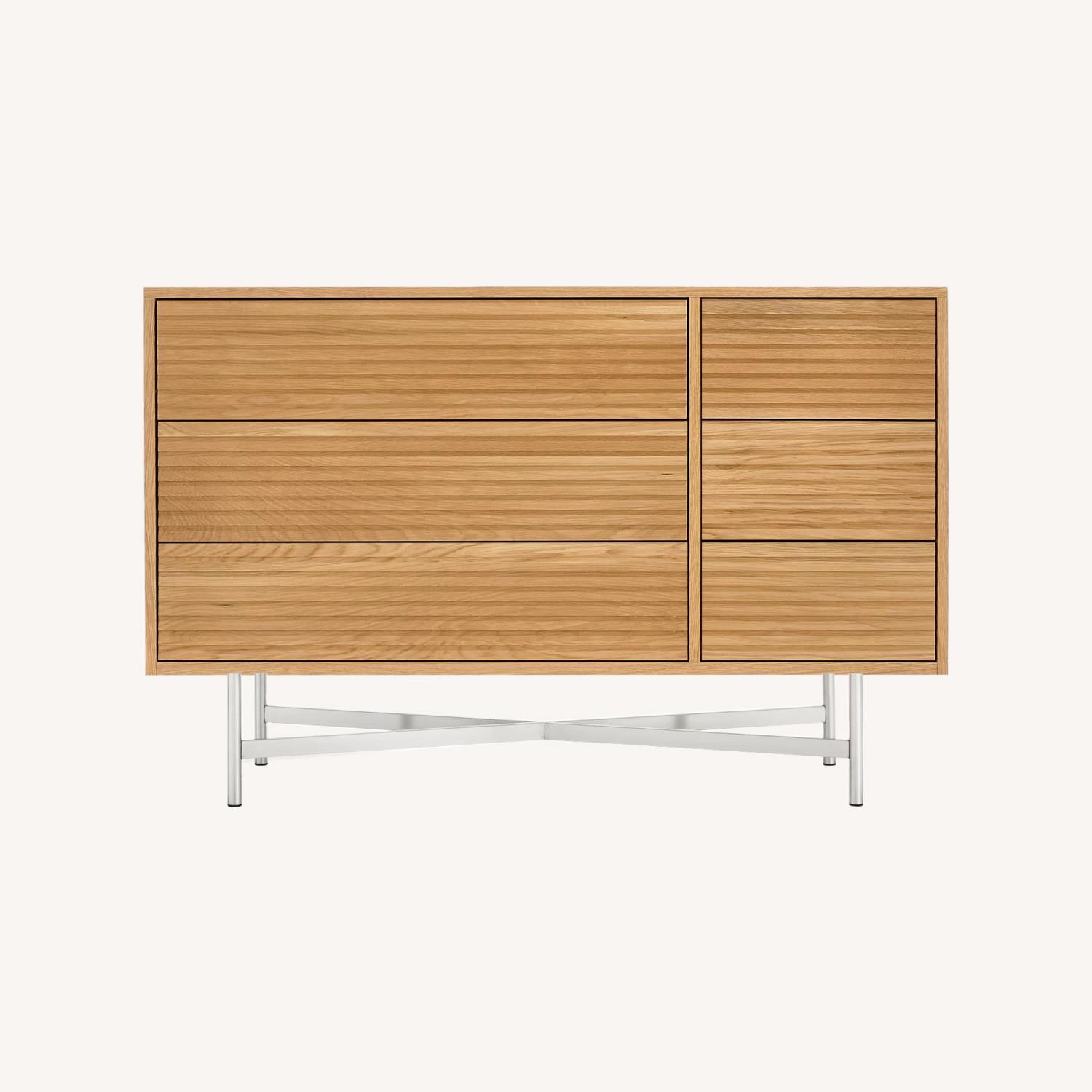 Room & Board Adrian 6 Drawer Dresser White Oak - image-0