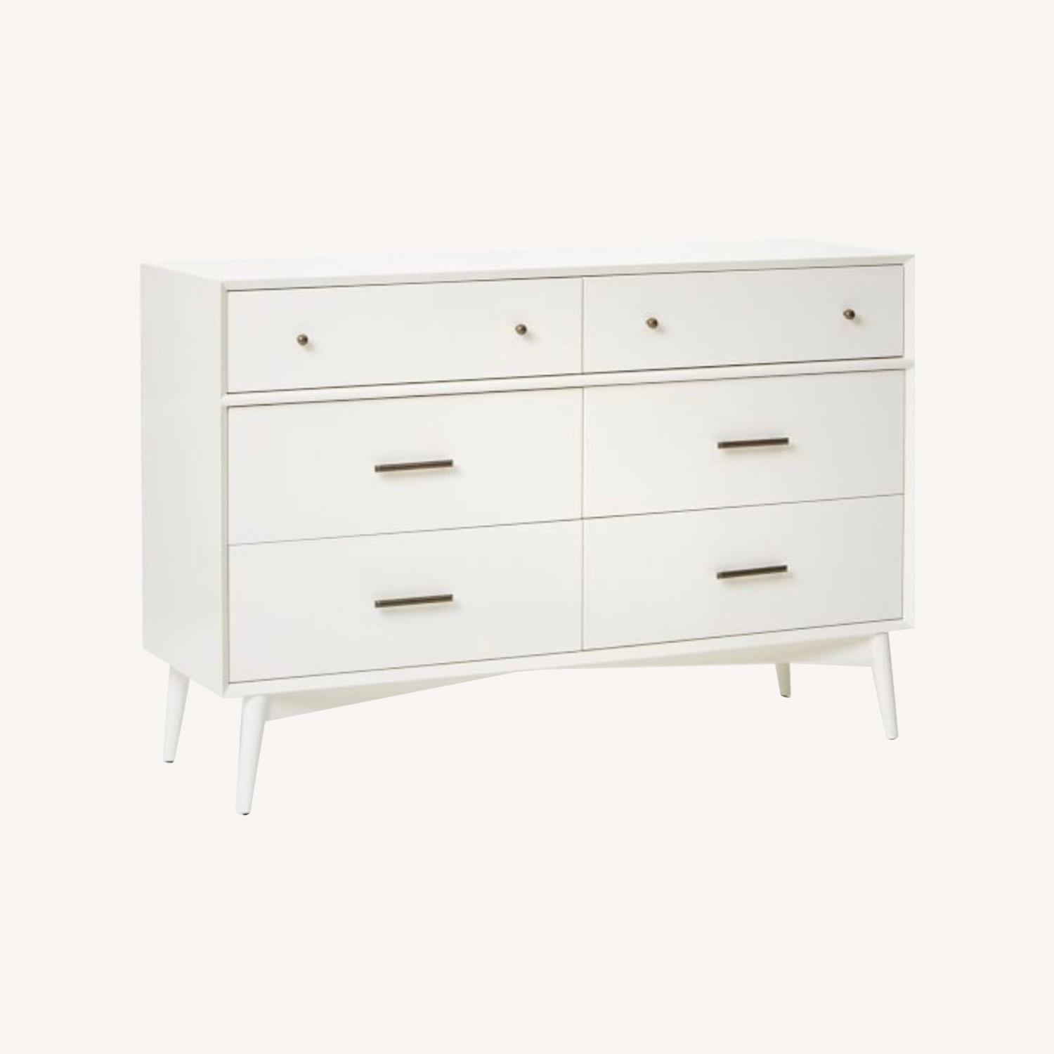 West Elm Mid Century 6 Drawer Dresser - image-0