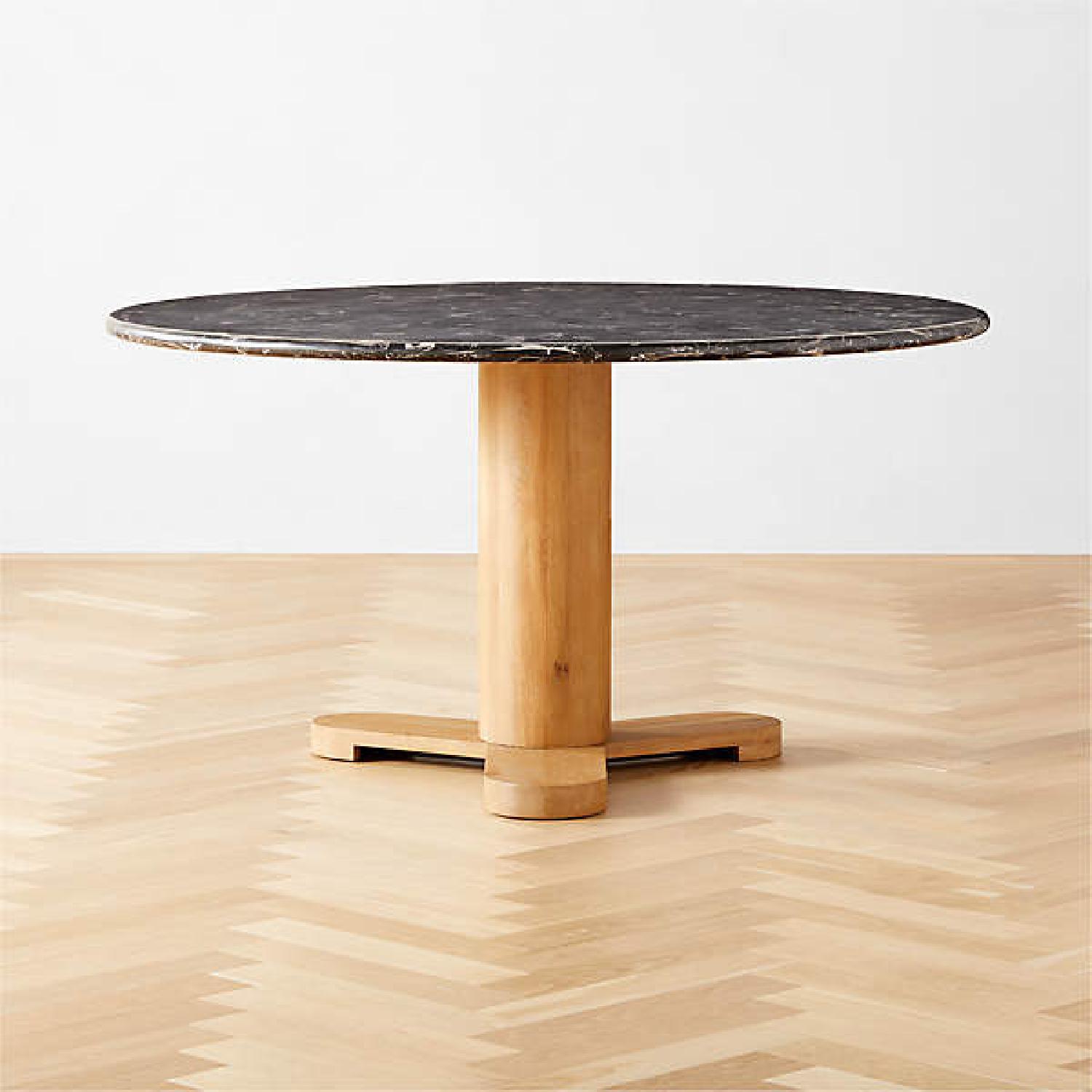Hirsch Round Black Marble Table - image-4