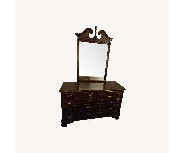 Ethan Allen Georgian Court Dresser/Mirror AptDeco