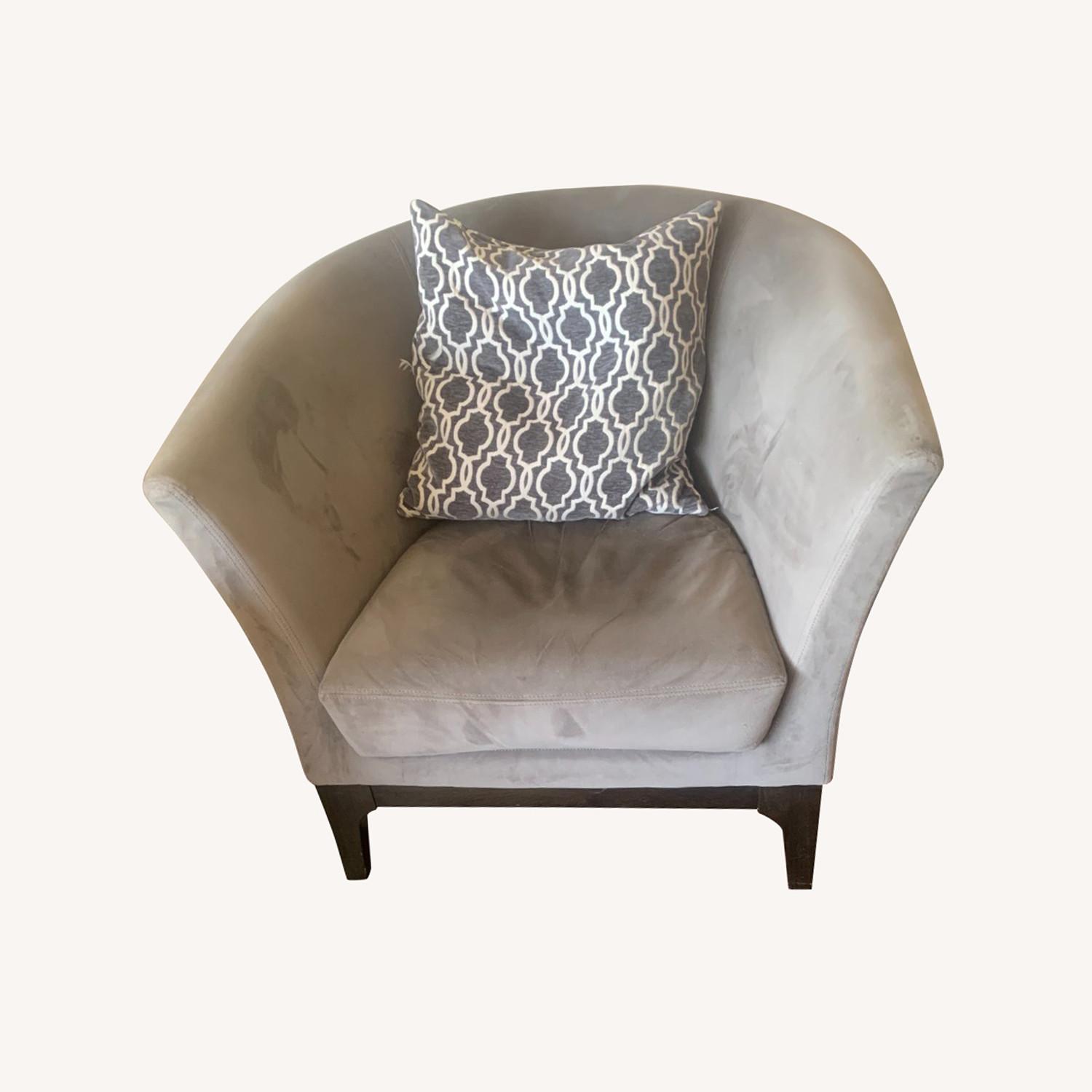 West Elm Chair (Ottoman Included) - image-0