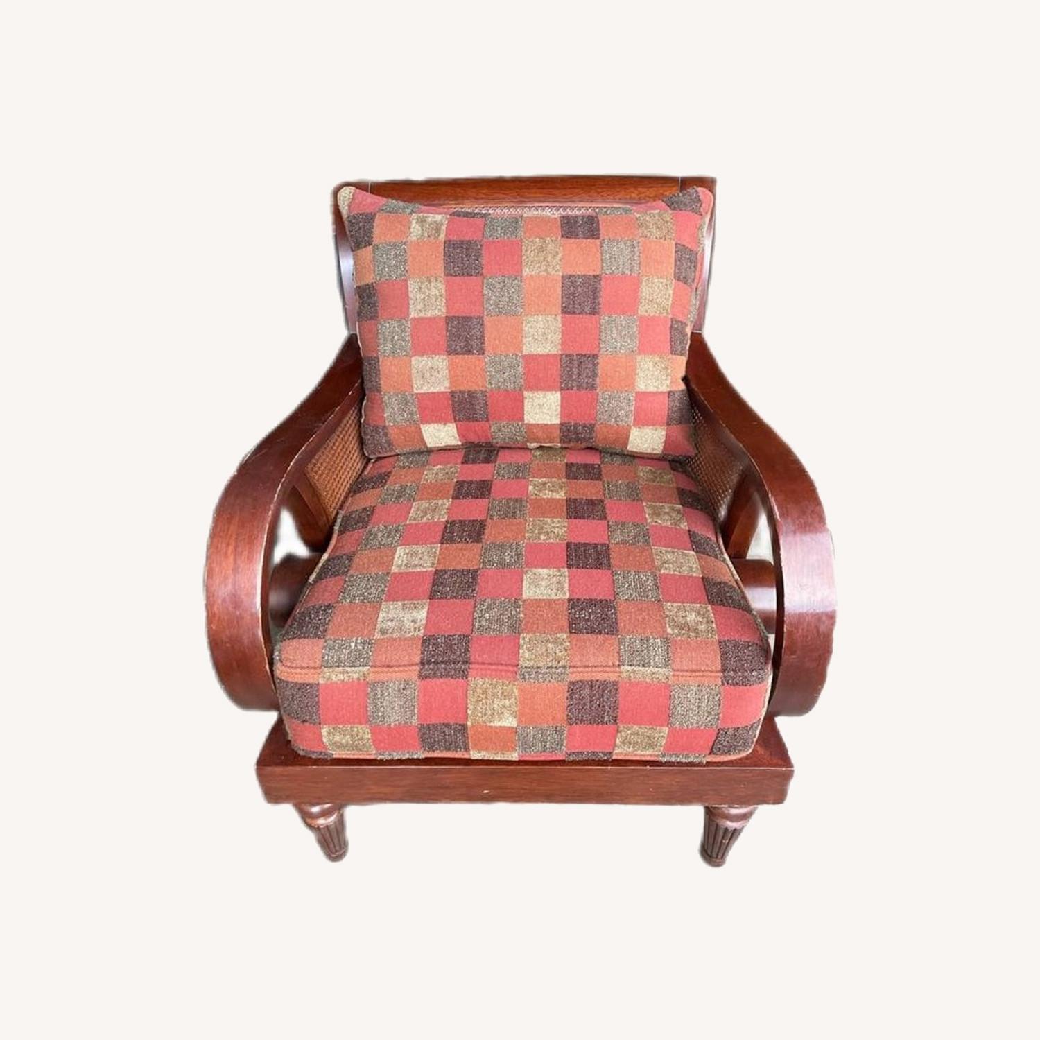 Vintage Ethan Allen Classic Berwick Arm Chair - image-0