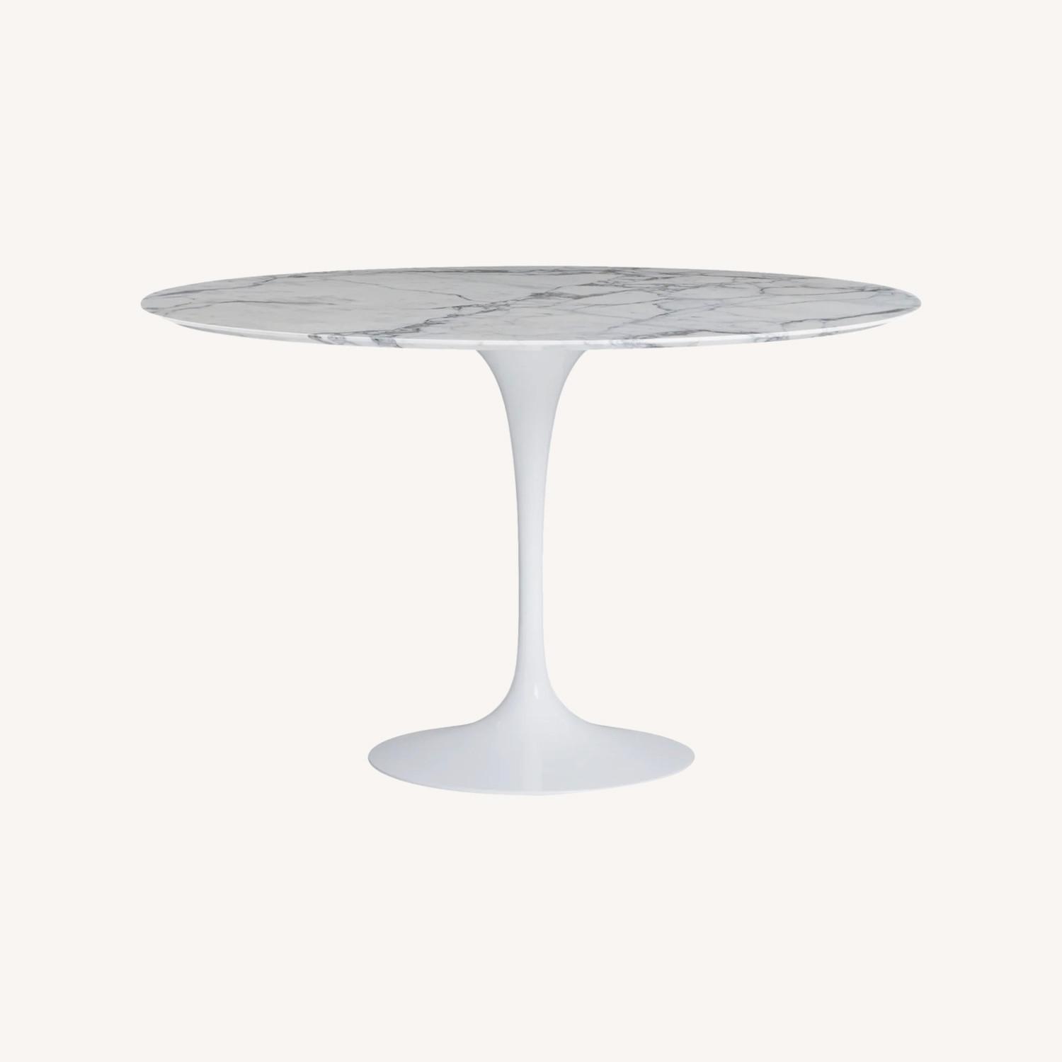 Design Within Reach Saarinen Marble Dining Table 47 Inch - image-1