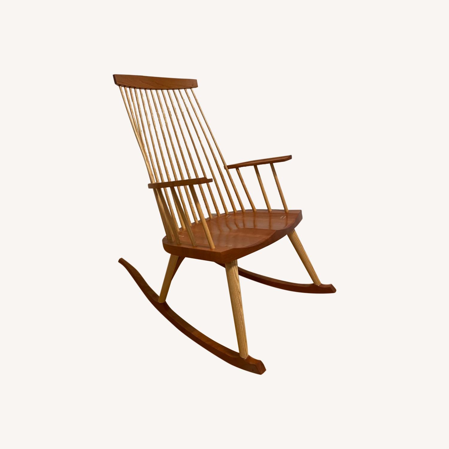 Thos. Moser Gloucester Rocker Nursing Chair - AptDeco