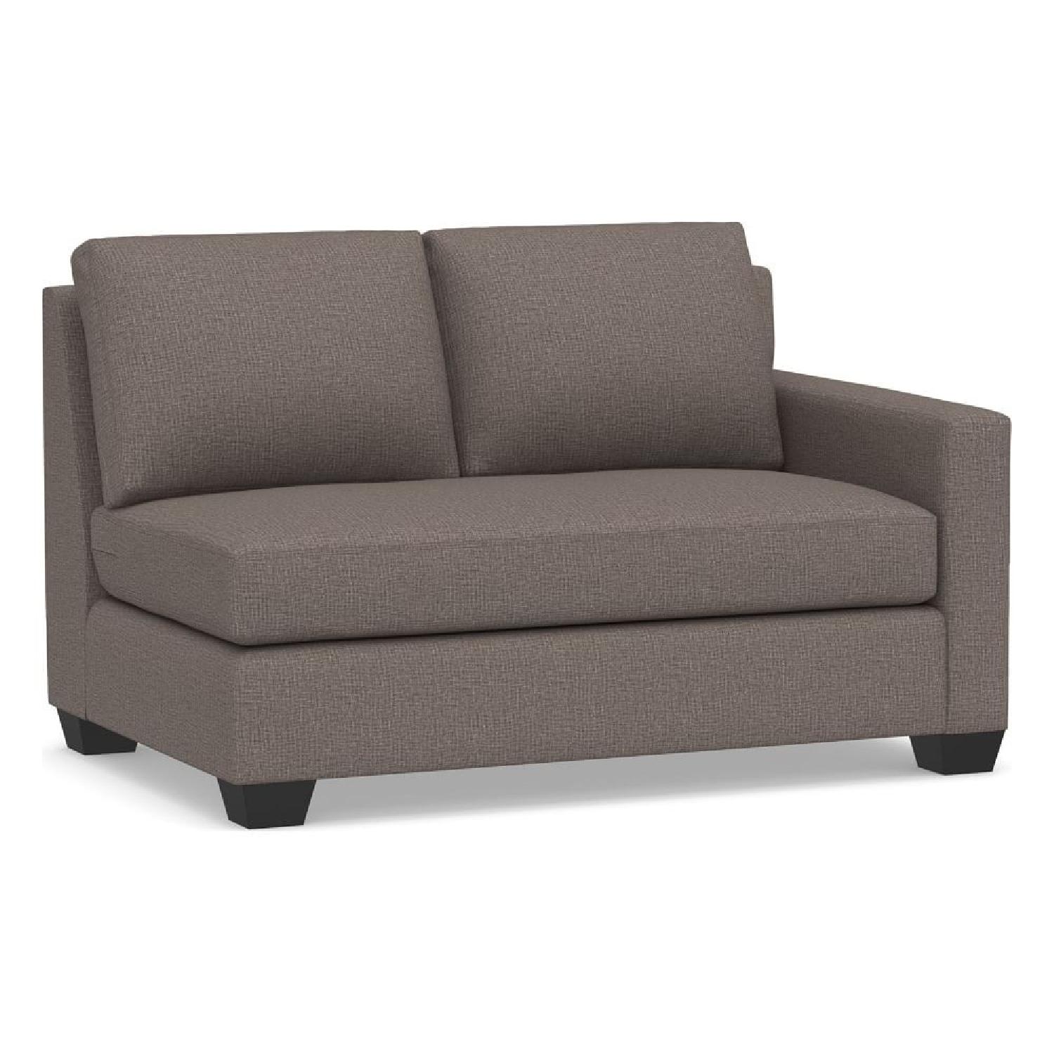 Pottery Barn York Square Arm Right-arm Loveseat - image-2