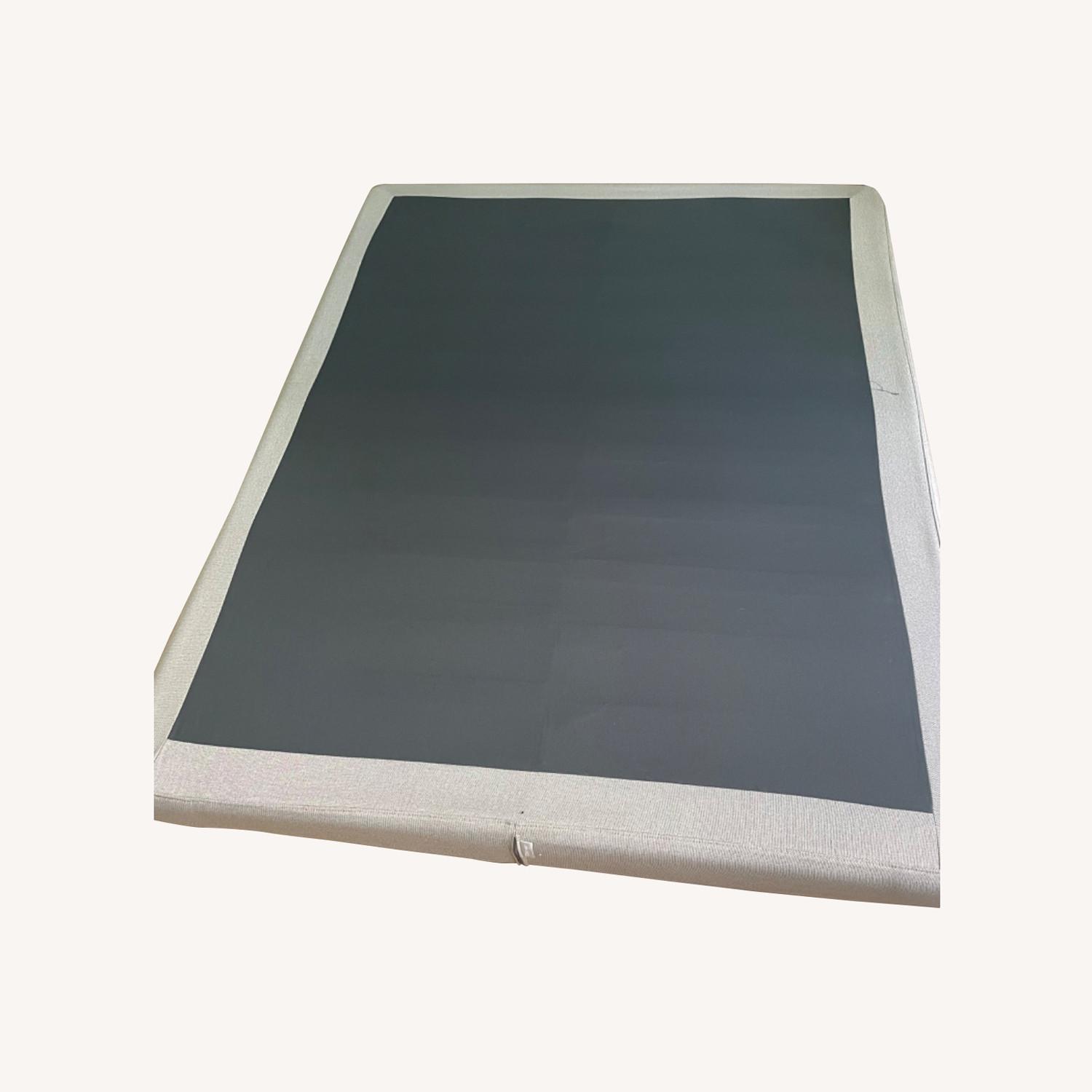 Casper Upholstered Bed Frame in Grey - image-0