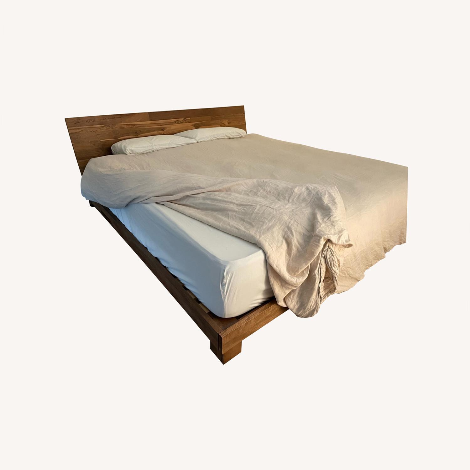 CB2 Dondra Teak King Bed - image-0