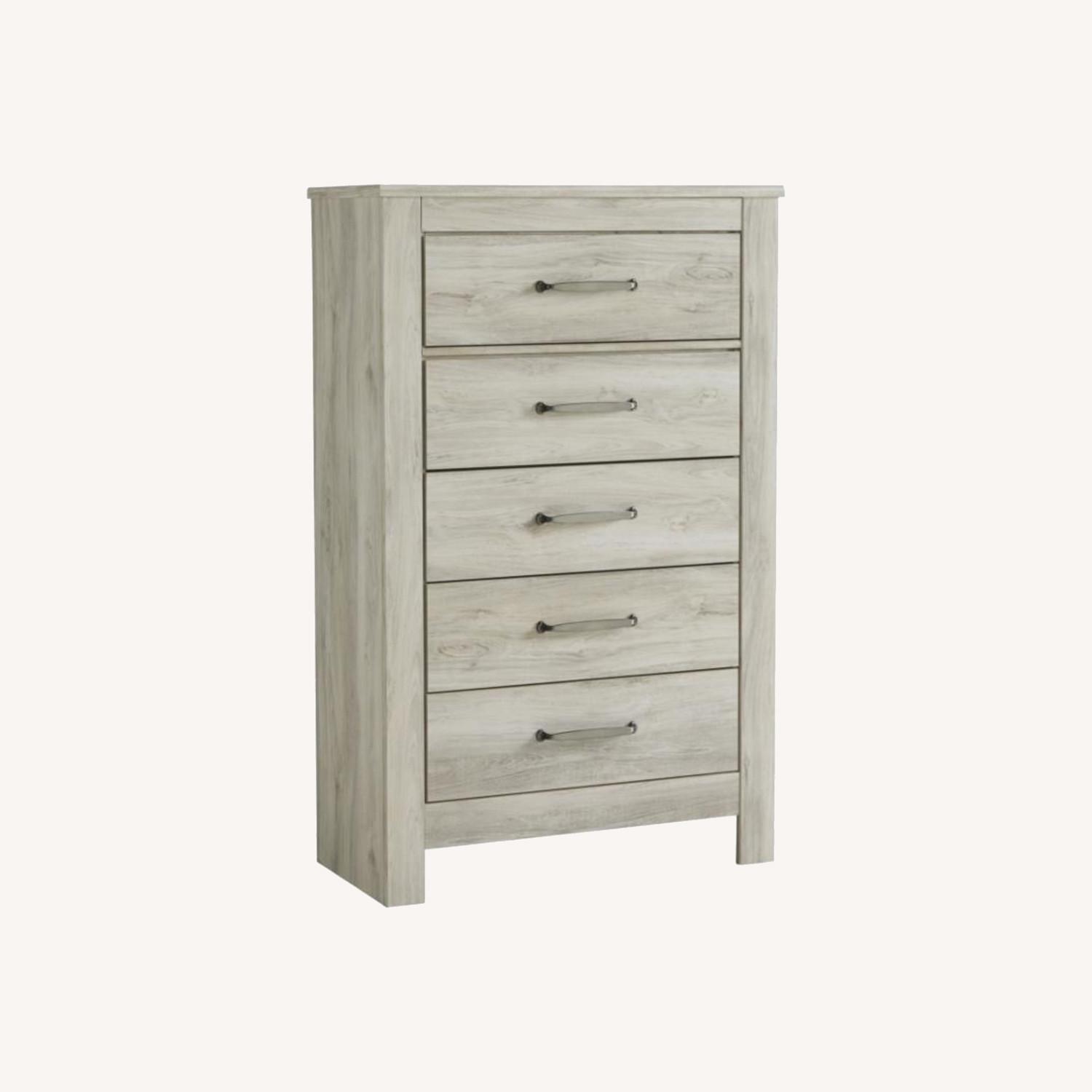 Hayneedle 5 Drawer Tallboy Dresser AptDeco