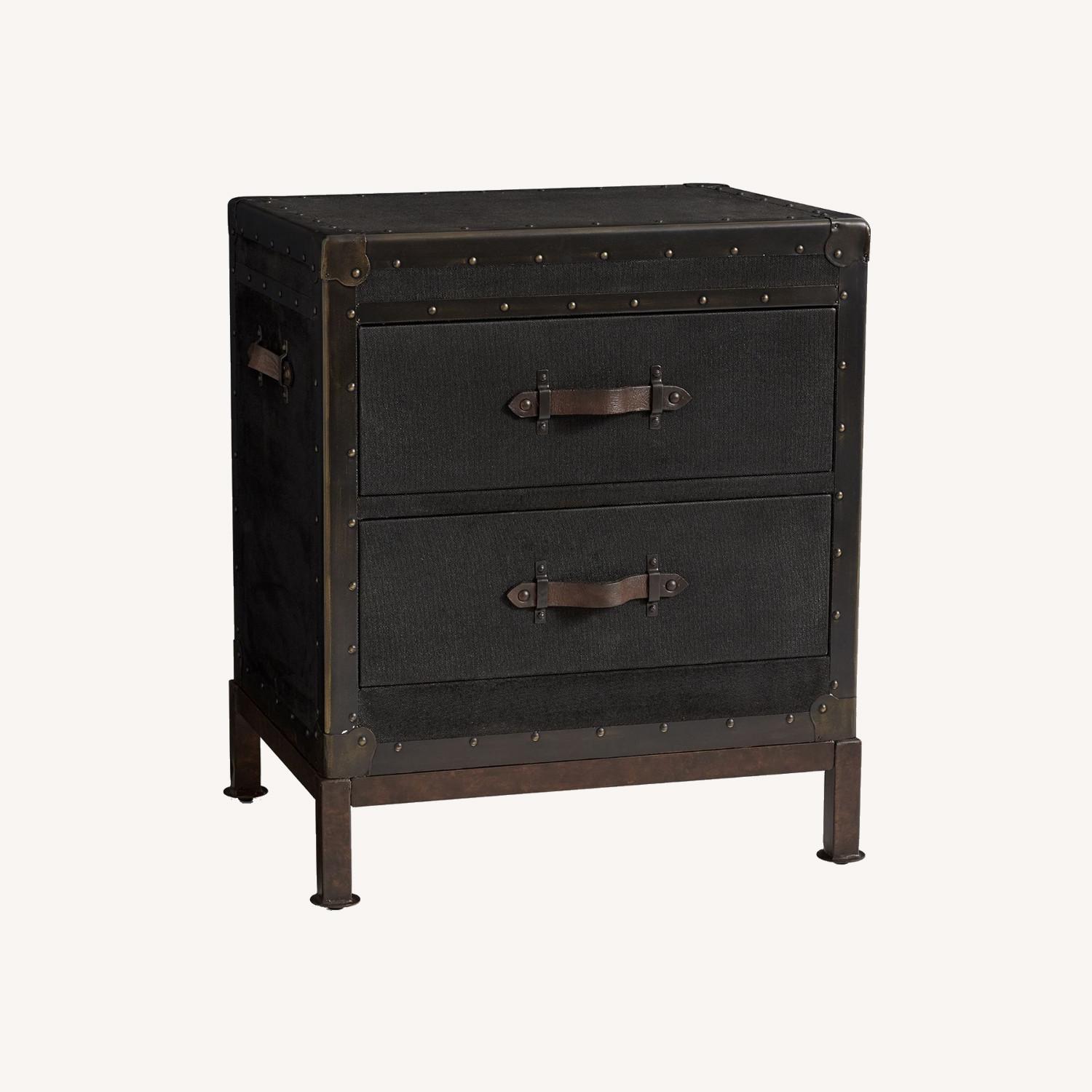 Pottery Barn Ludlow Trunk Nightstand AptDeco