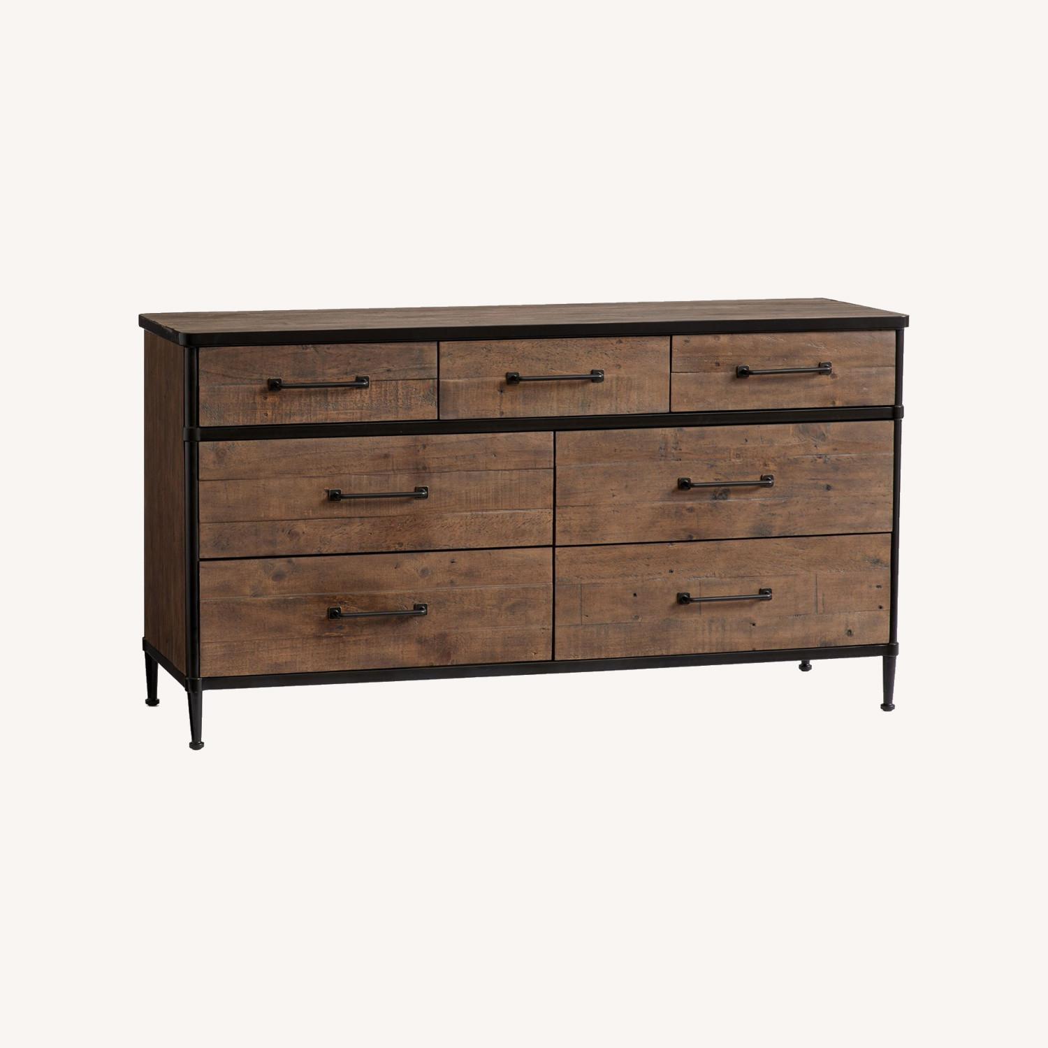 Pottery Barn Juno Reclaimed Wood 7Drawer Dresser AptDeco