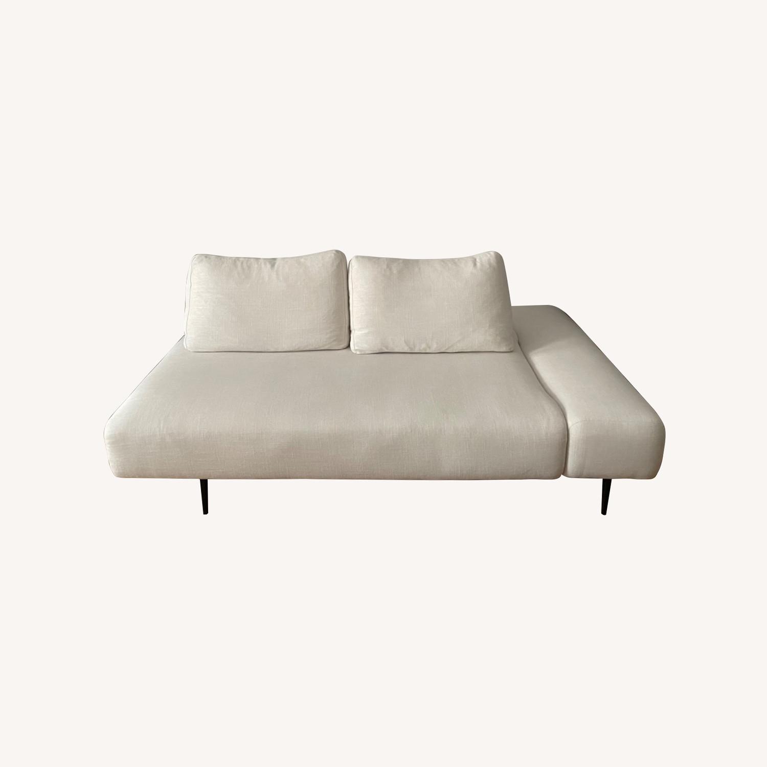 Article Divan White Quartz Right Chaise Lounge AptDeco
