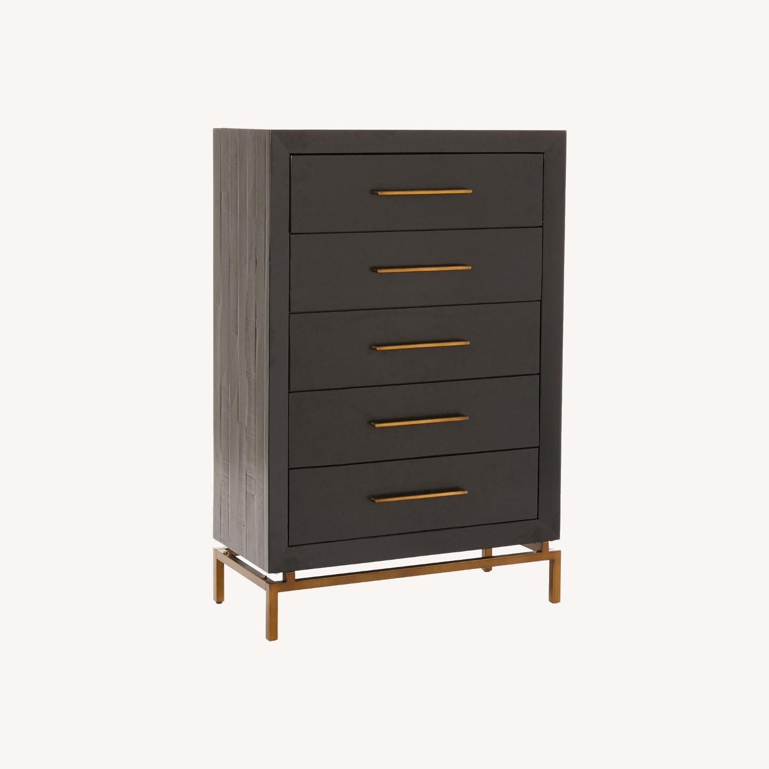 West Elm Alexa Burnished 5Drawer Dresser (33.5