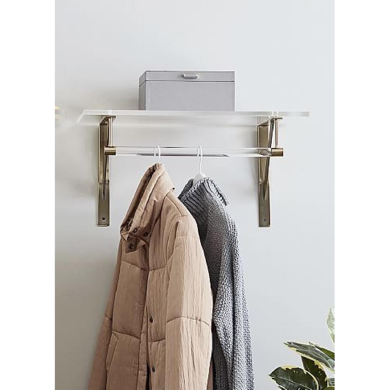 Pottery Barn Acrylic Closet Shelf 24" AptDeco