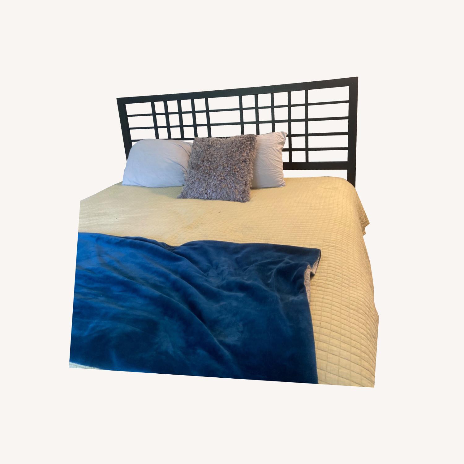 Crate & Barrel Black Metal California King Frame AptDeco