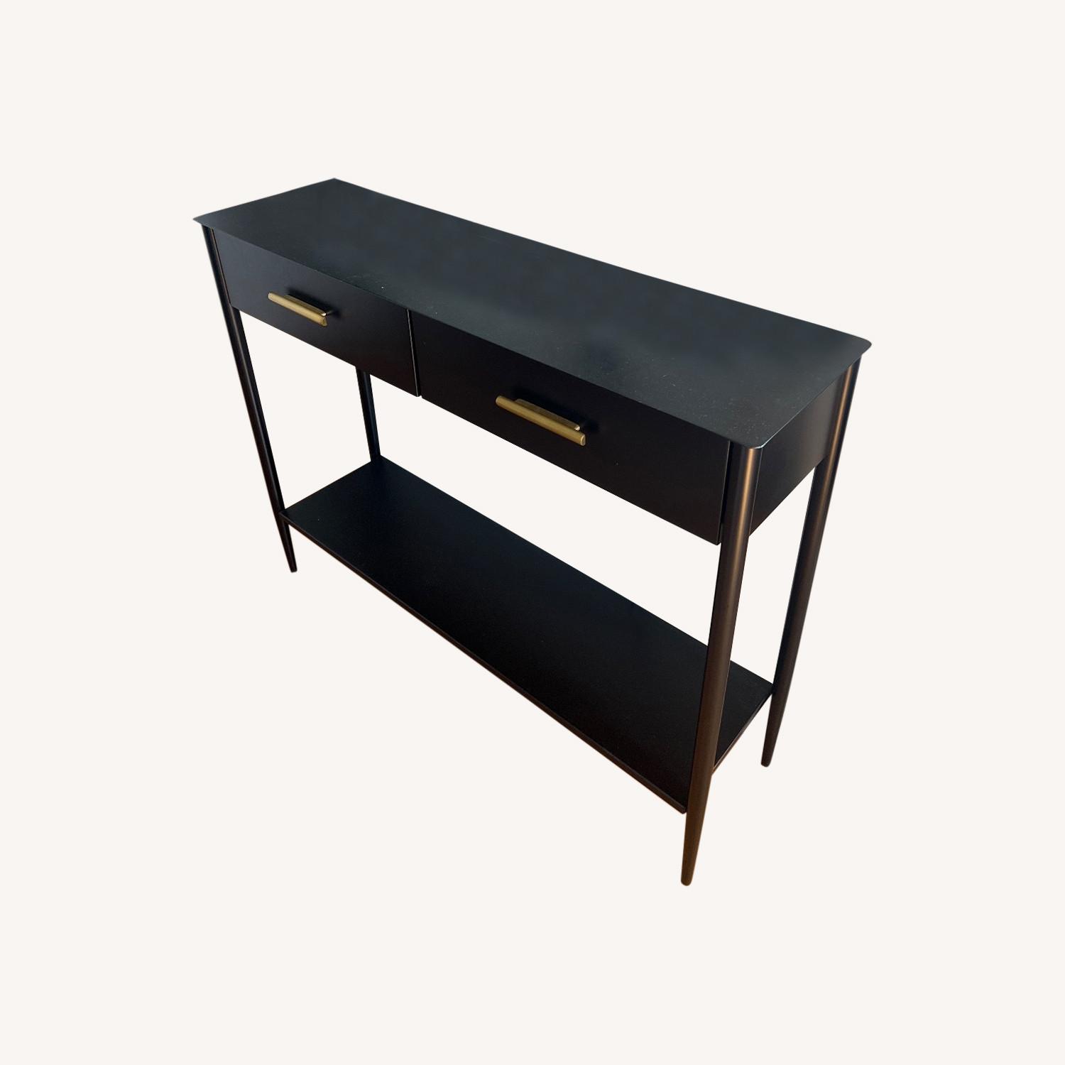 West Elm Console Table Black - image-0