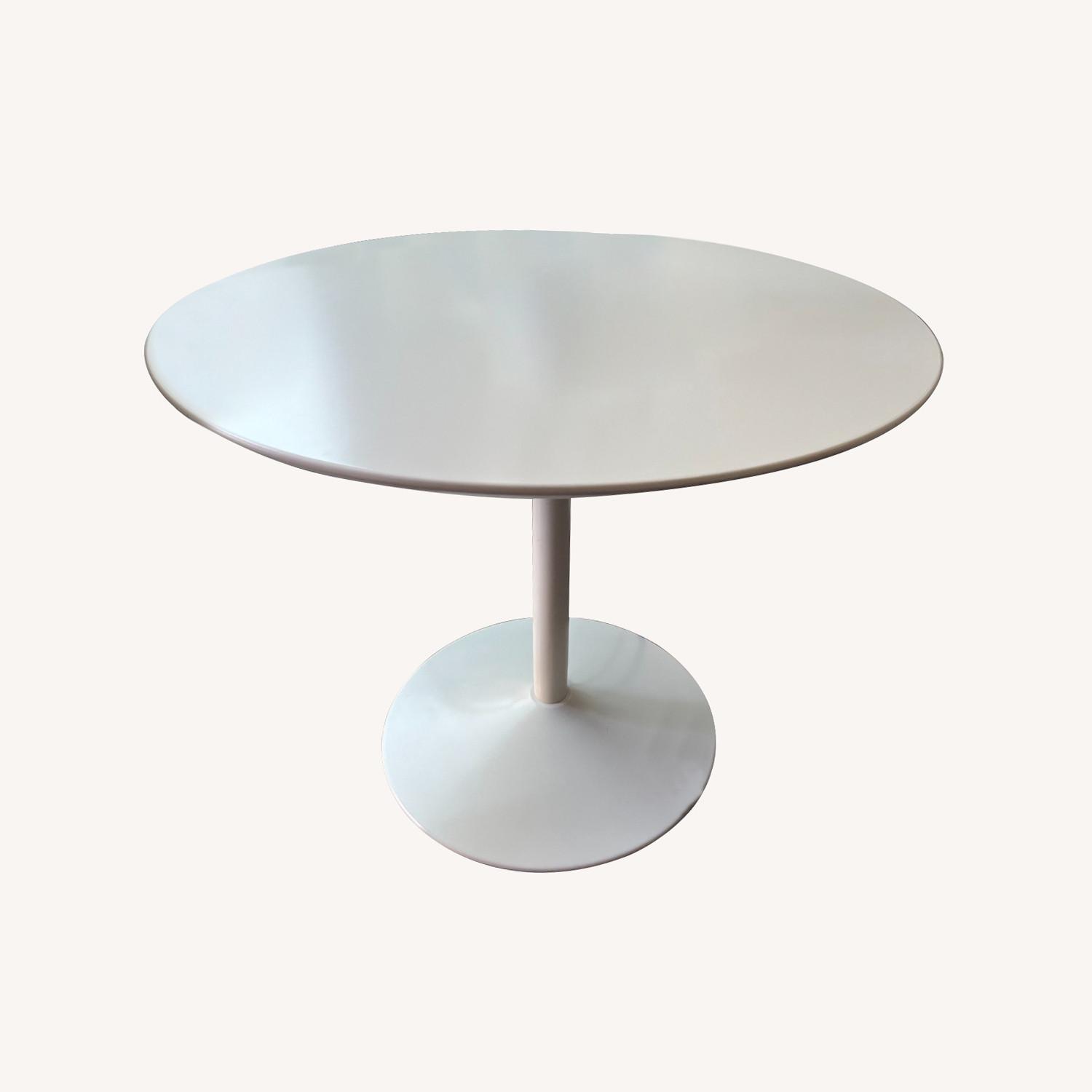 White CB2 Dining Table - image-0