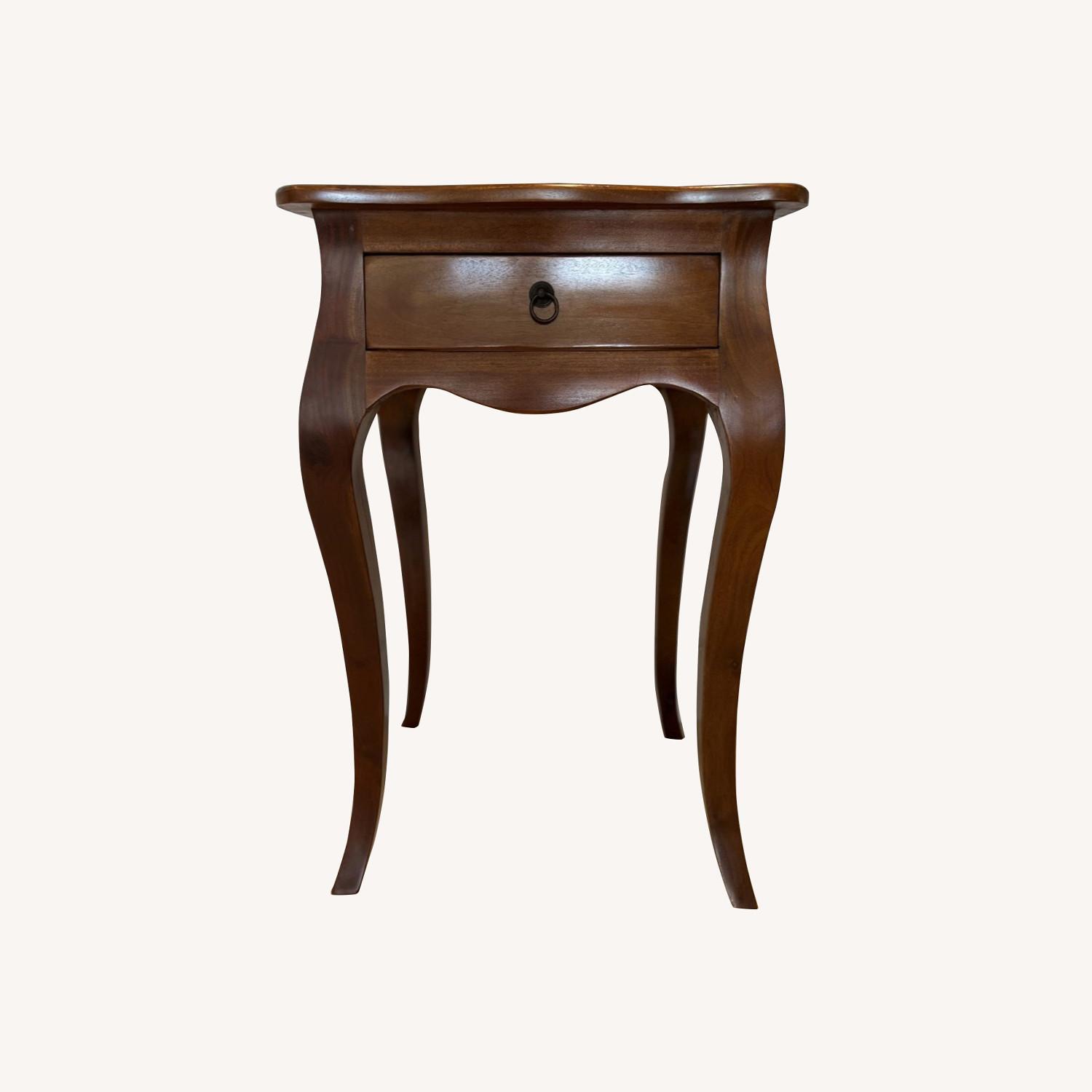 Antique Mahogany Side Table - image-0