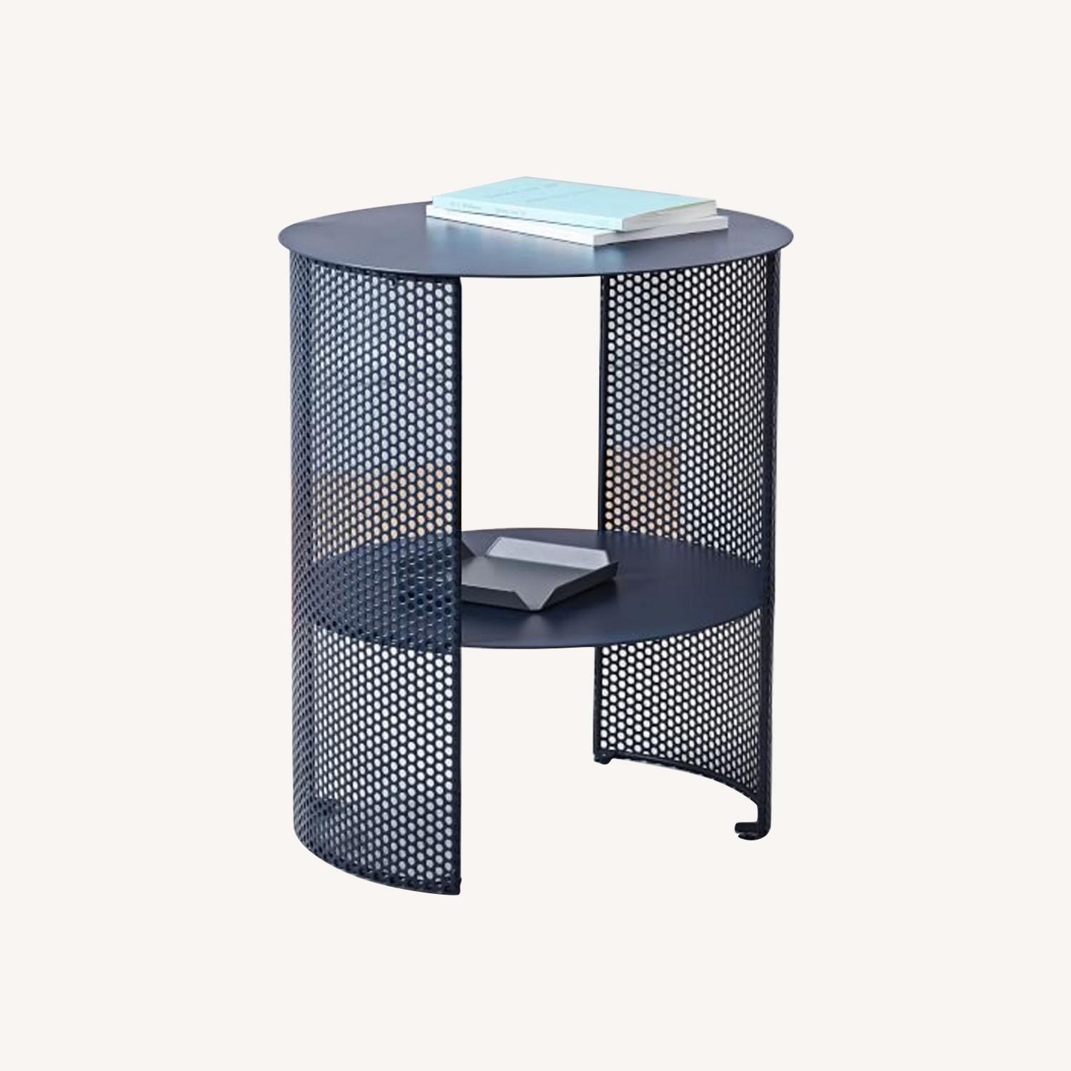 West Elm Perforated Metal Side Tables - image-0