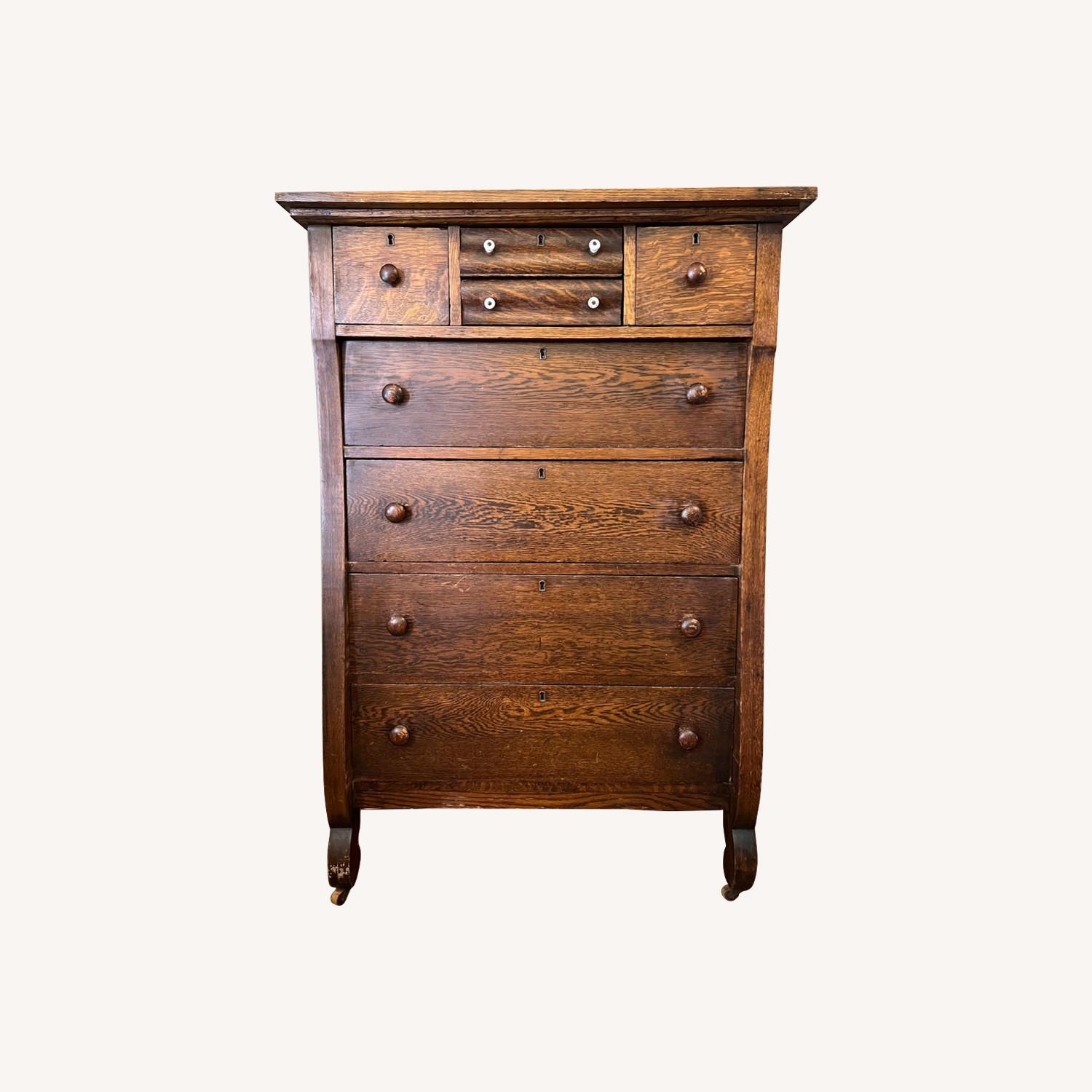 Tiger Wood 8-Drawer Dresser - image-0