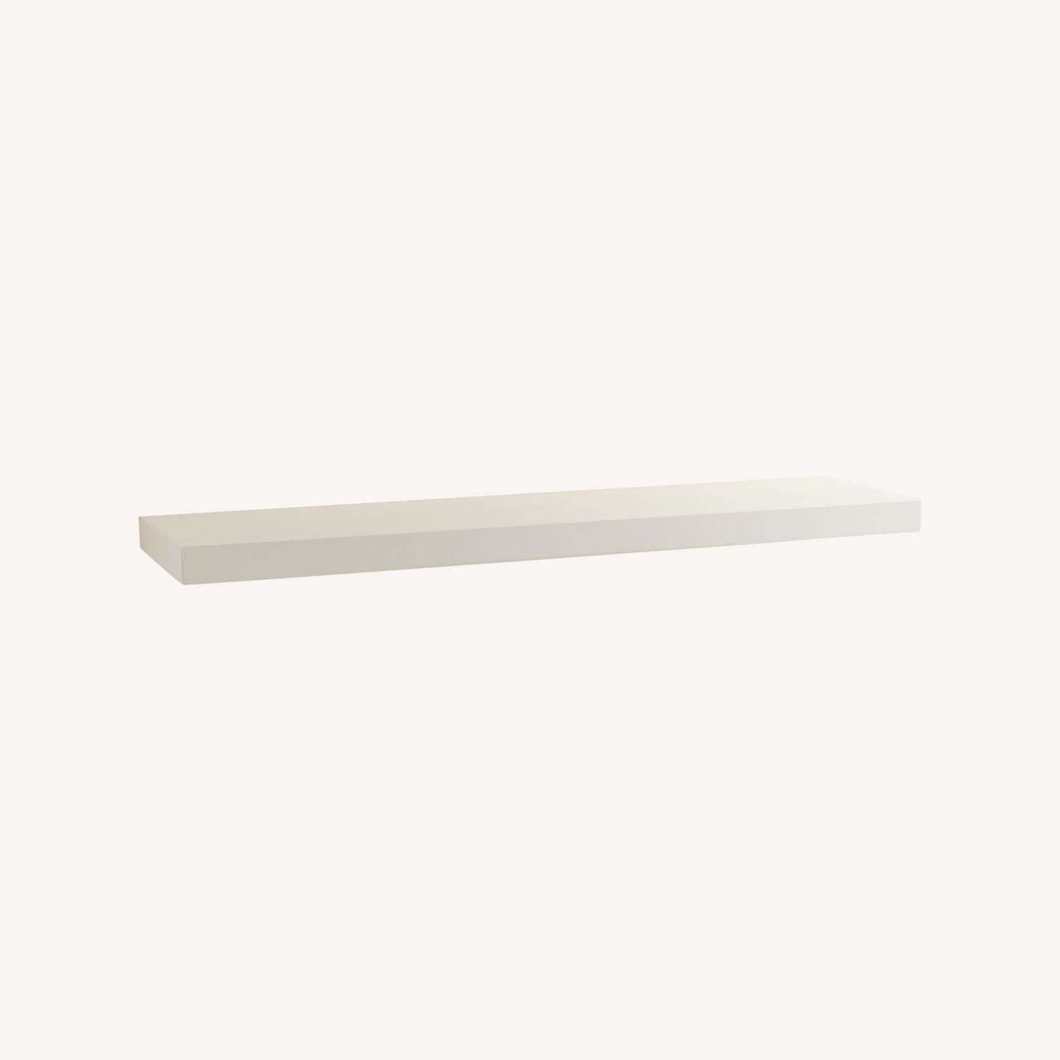 Pottery Barn Brighton Floating Wood Shelf 60X14 - image-0