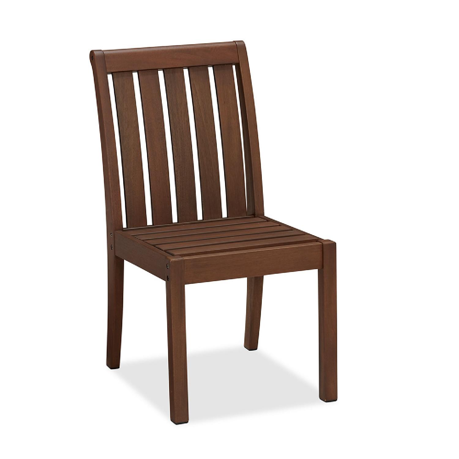 Pottery Barn Chatham Dining Side Chair Frame,Honey - image-2