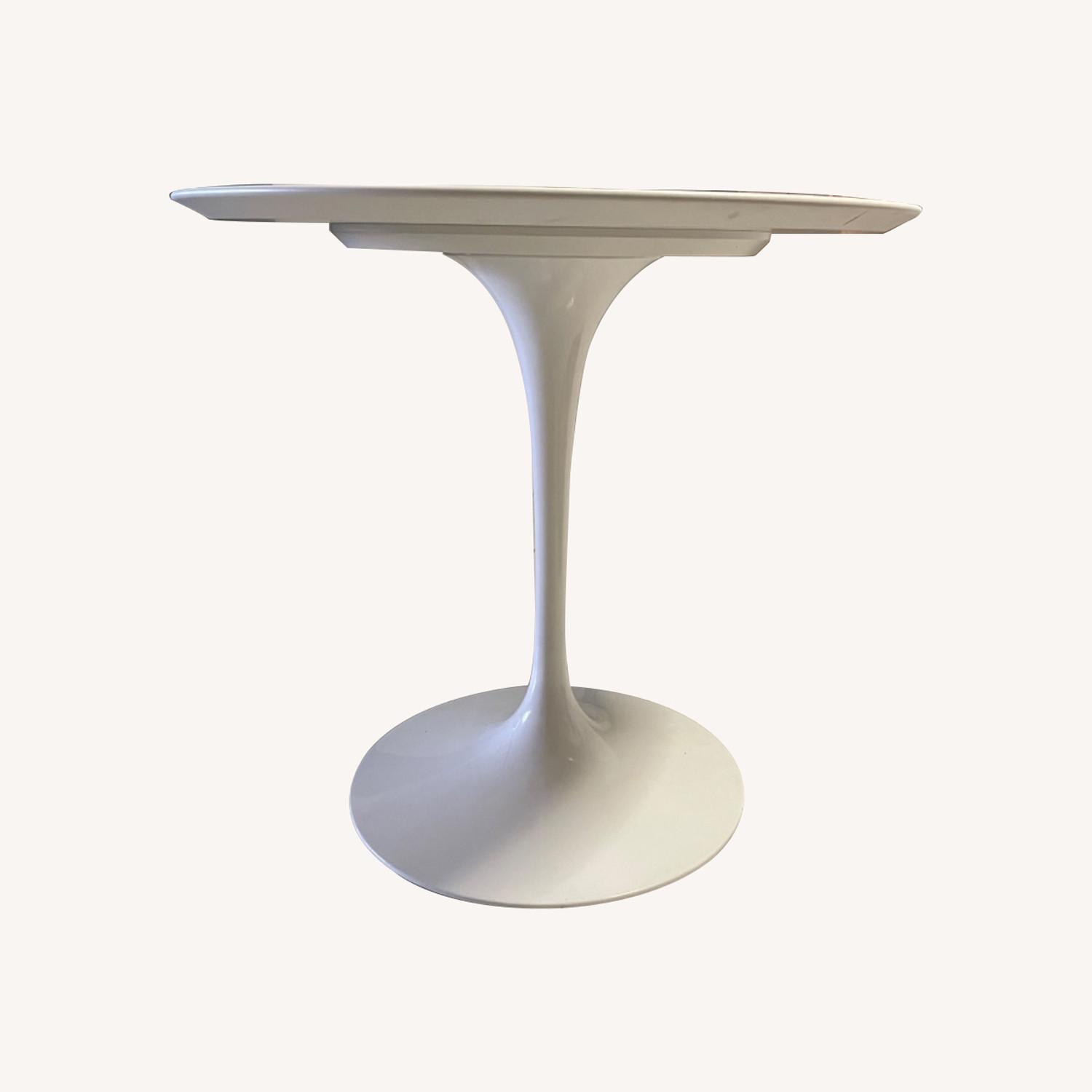 CTS White Tulip Dining Table AptDeco