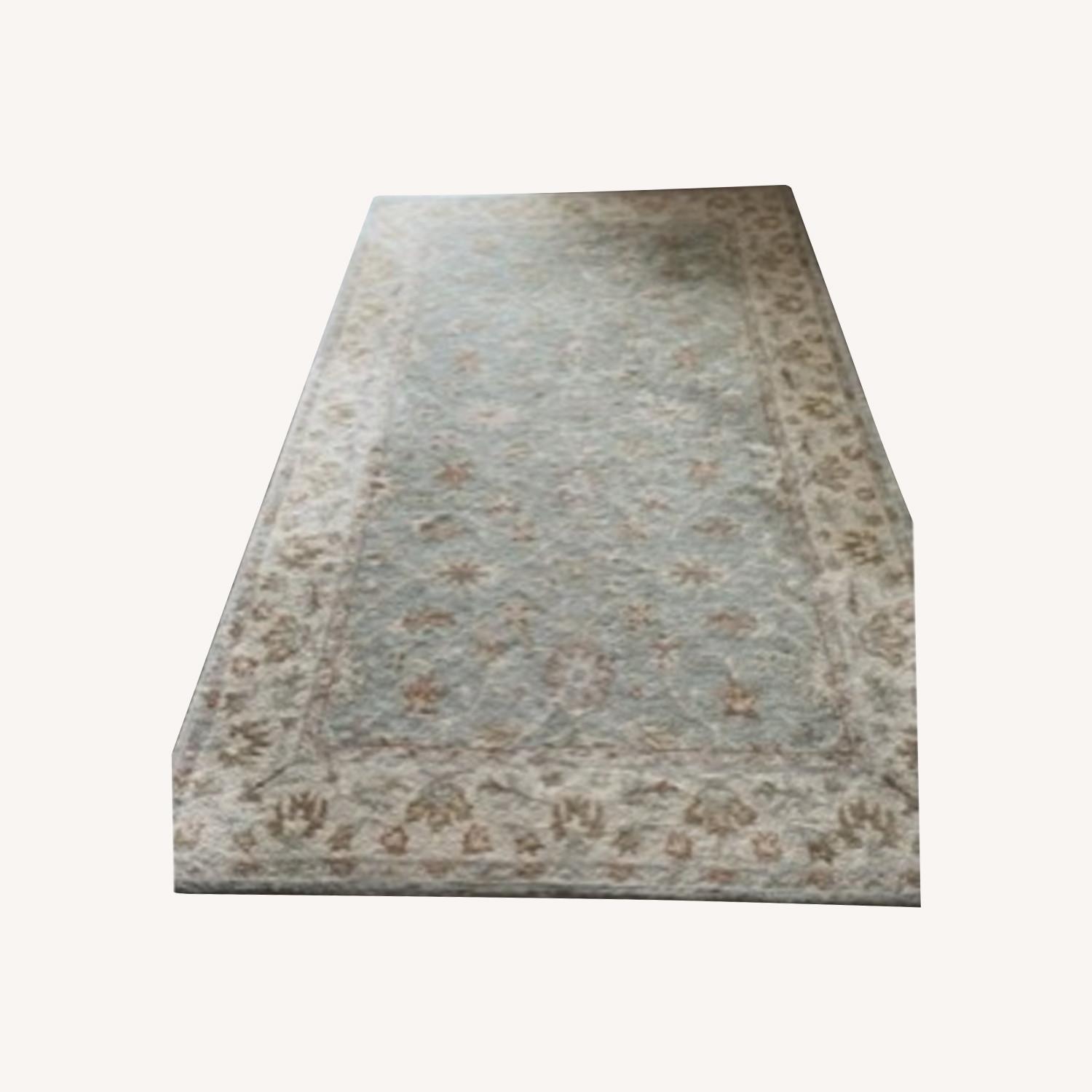 PersianStyle HandTufted of Pure Wool Rug+Runner AptDeco