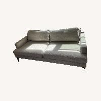 West Elm Andes Sofa 77" in Stone Twill