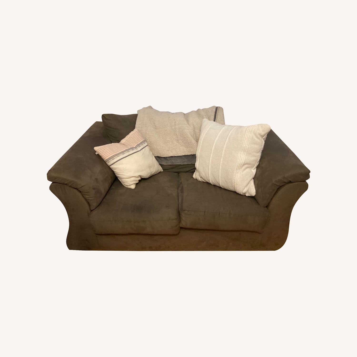 Gray 2 Seater Sofa AptDeco