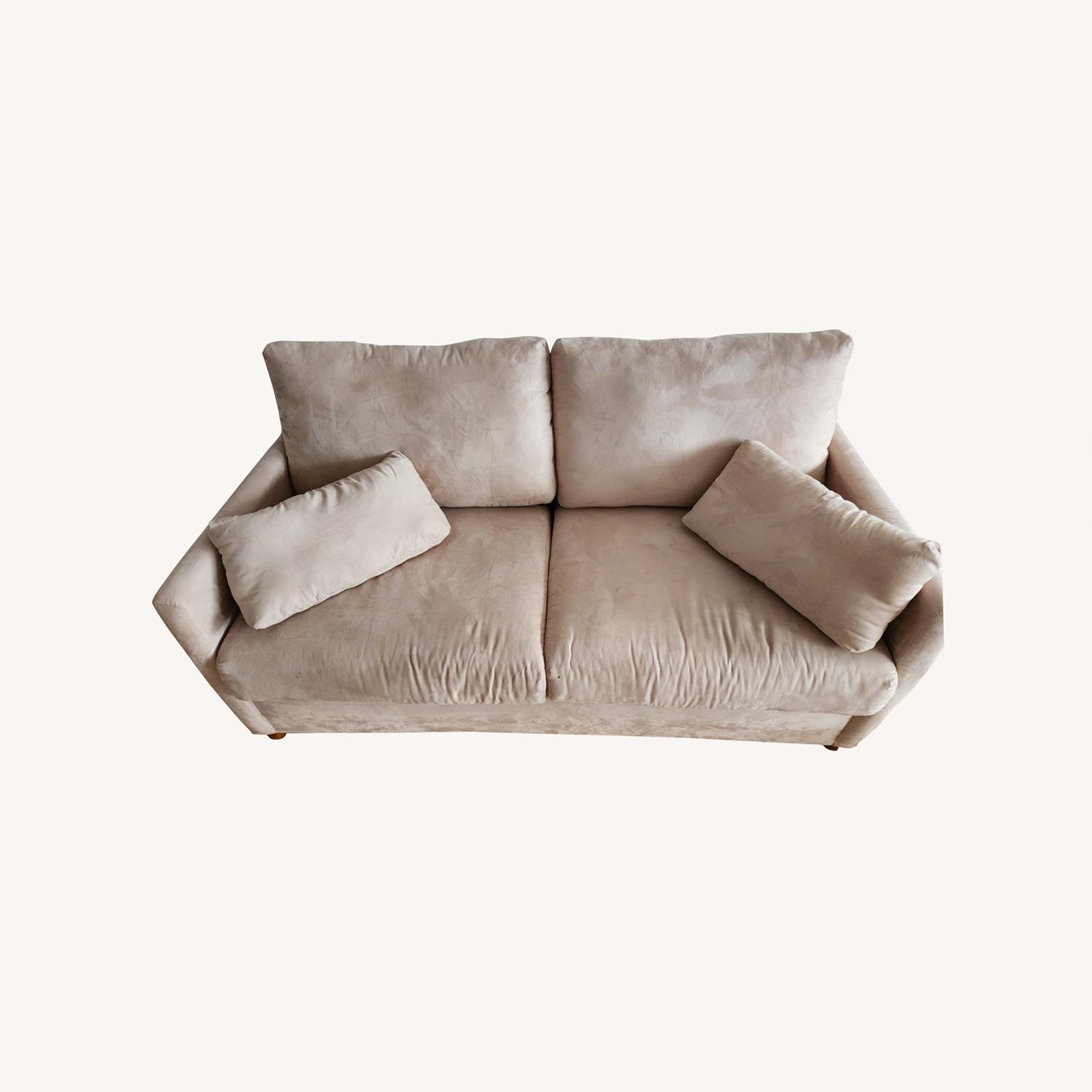 Beige Sleeper Sofa - image-0