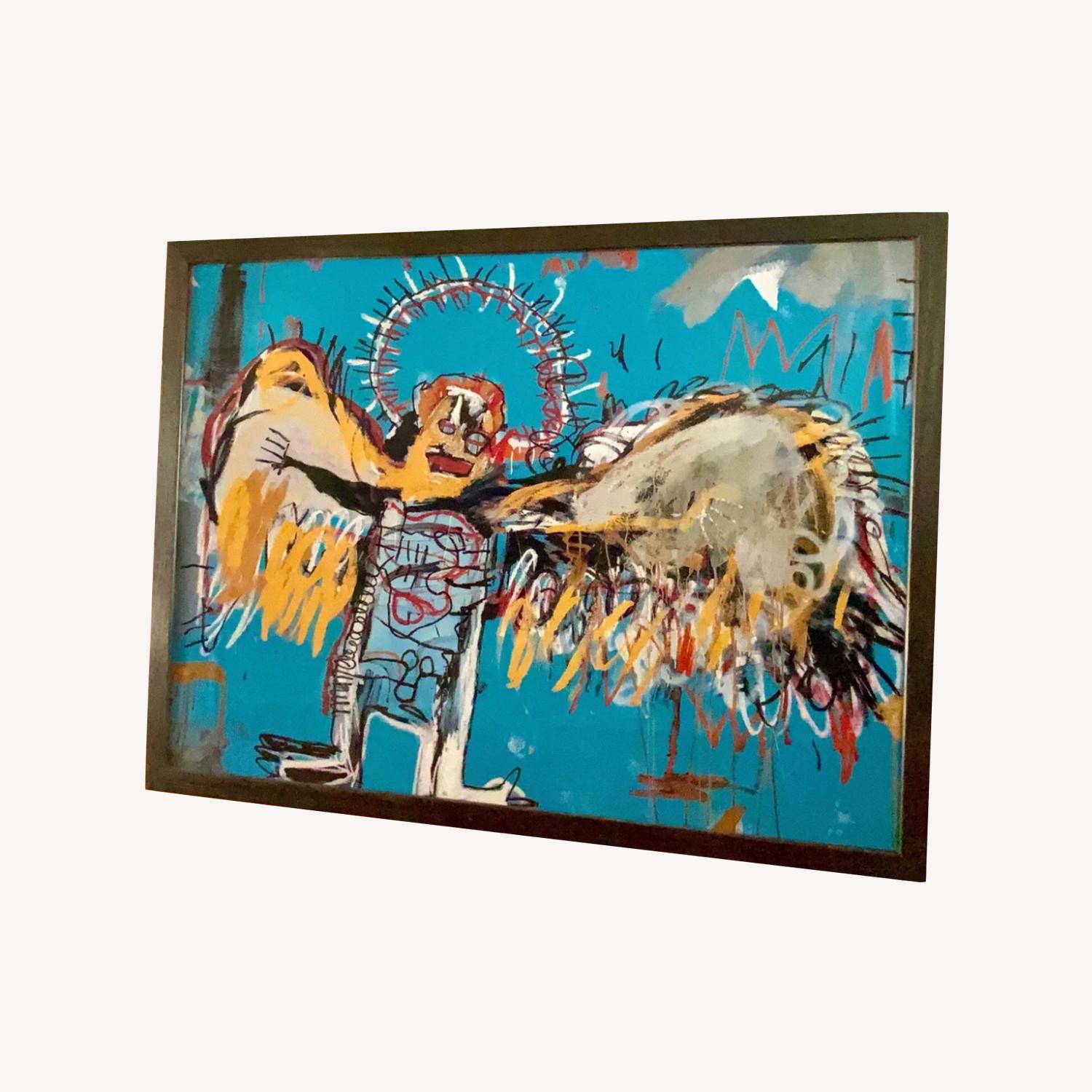 BASQUIAT Fallen Angel Large Framed Print - image-0