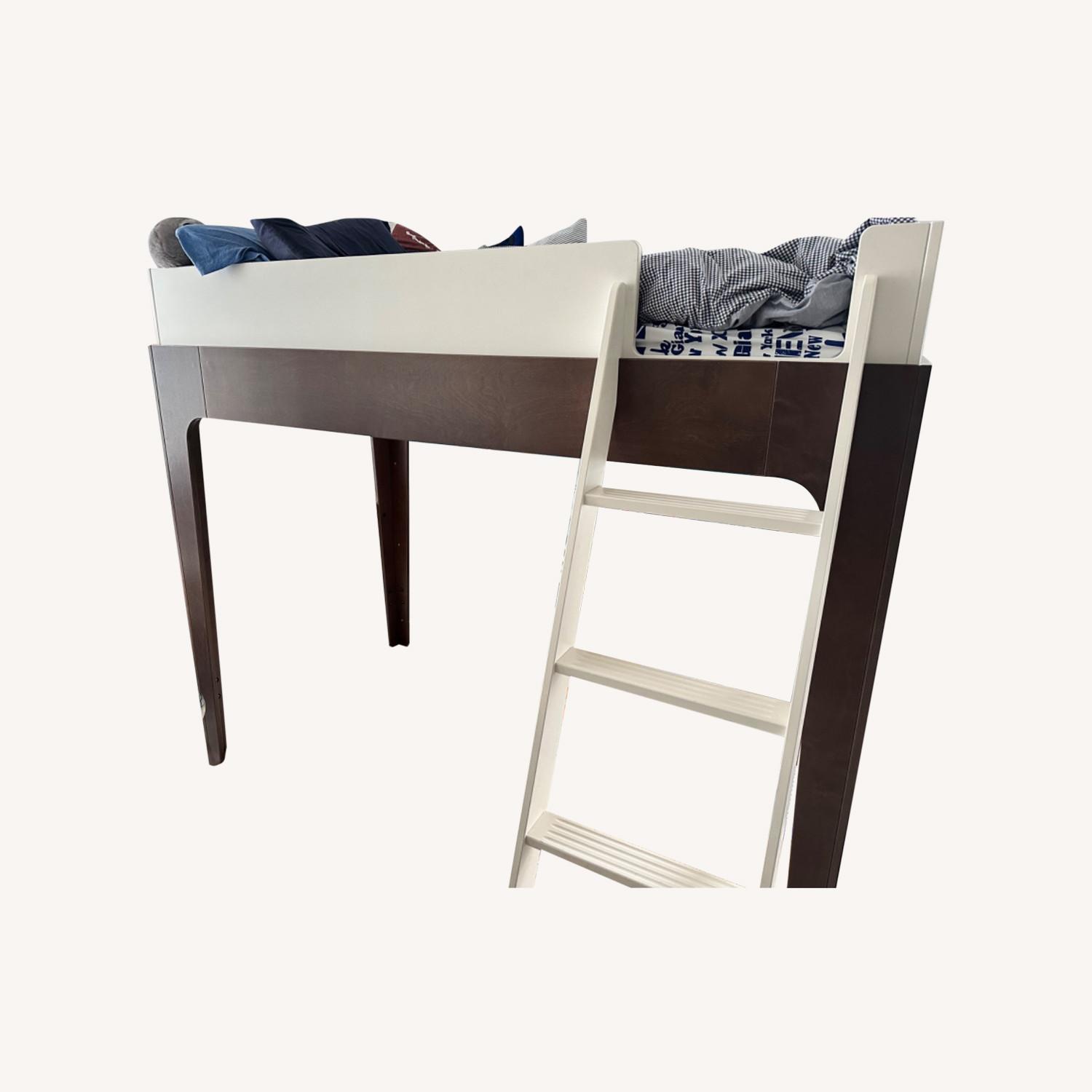 Oeuf Perch Bunk Bed - White/Brown - image-0