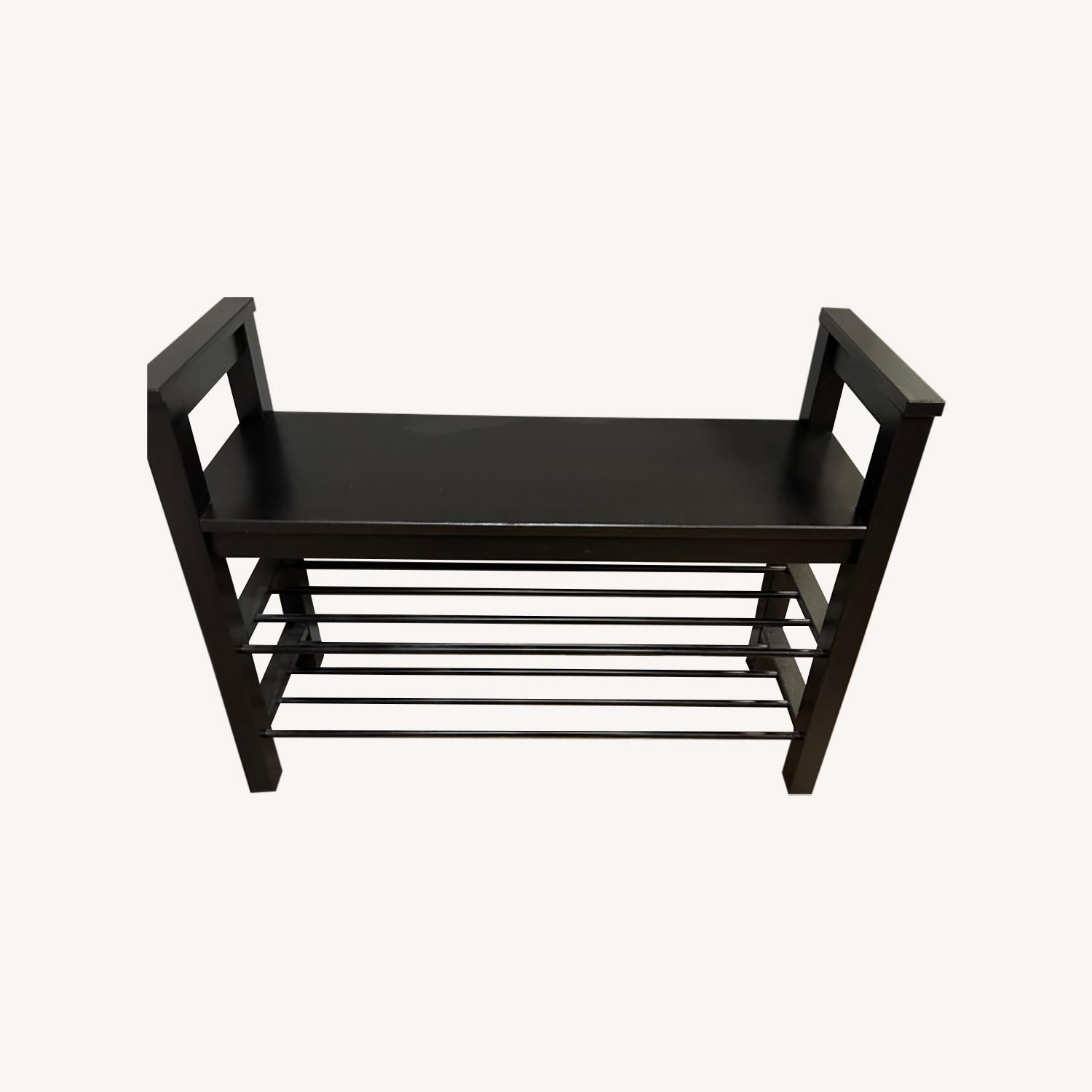 IKEA HEMNES Bench With Shoe Storage - AptDeco